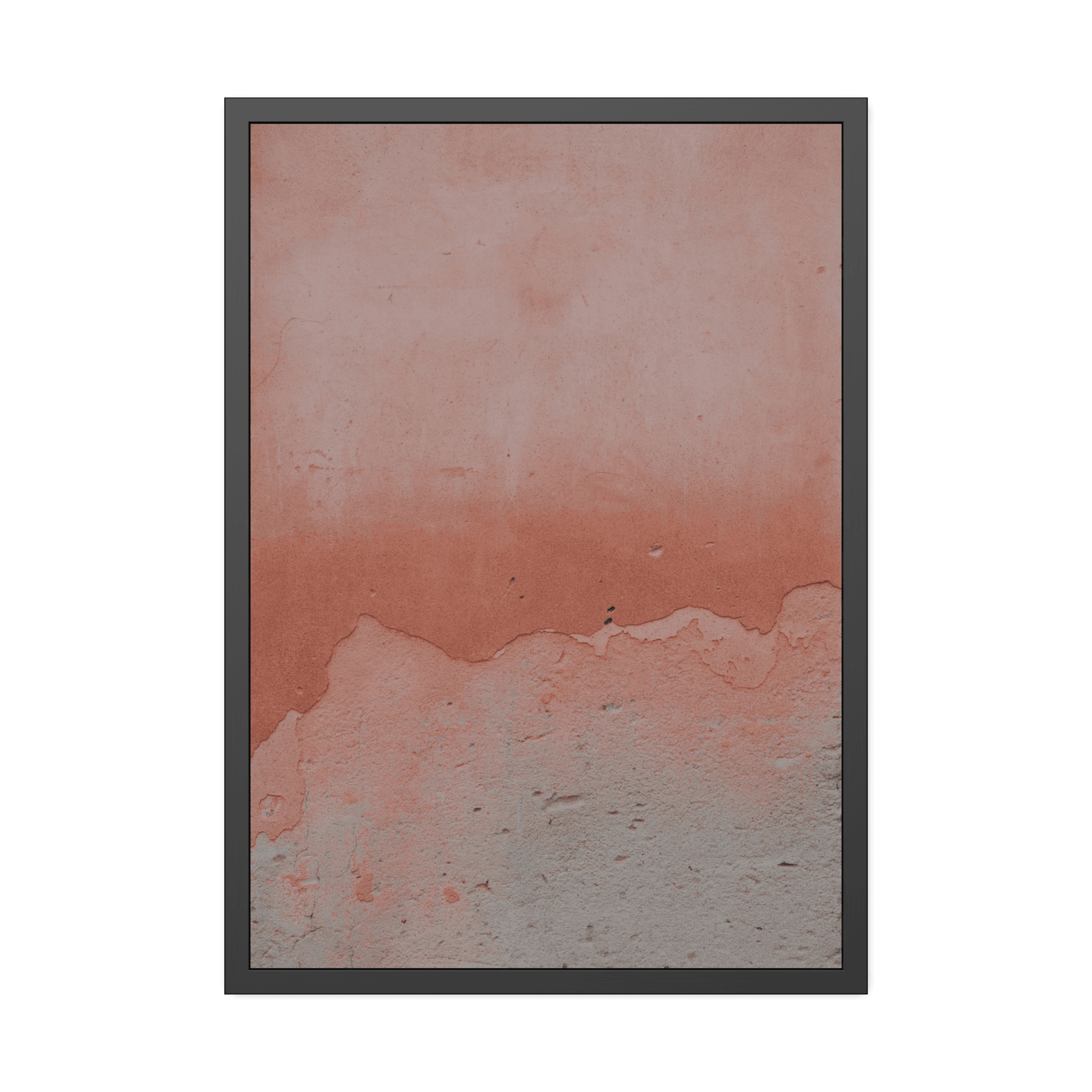 Abstract Minimalist Naturalistic Abstract Minimalist: Framed Canvas Print for Soothing Art
