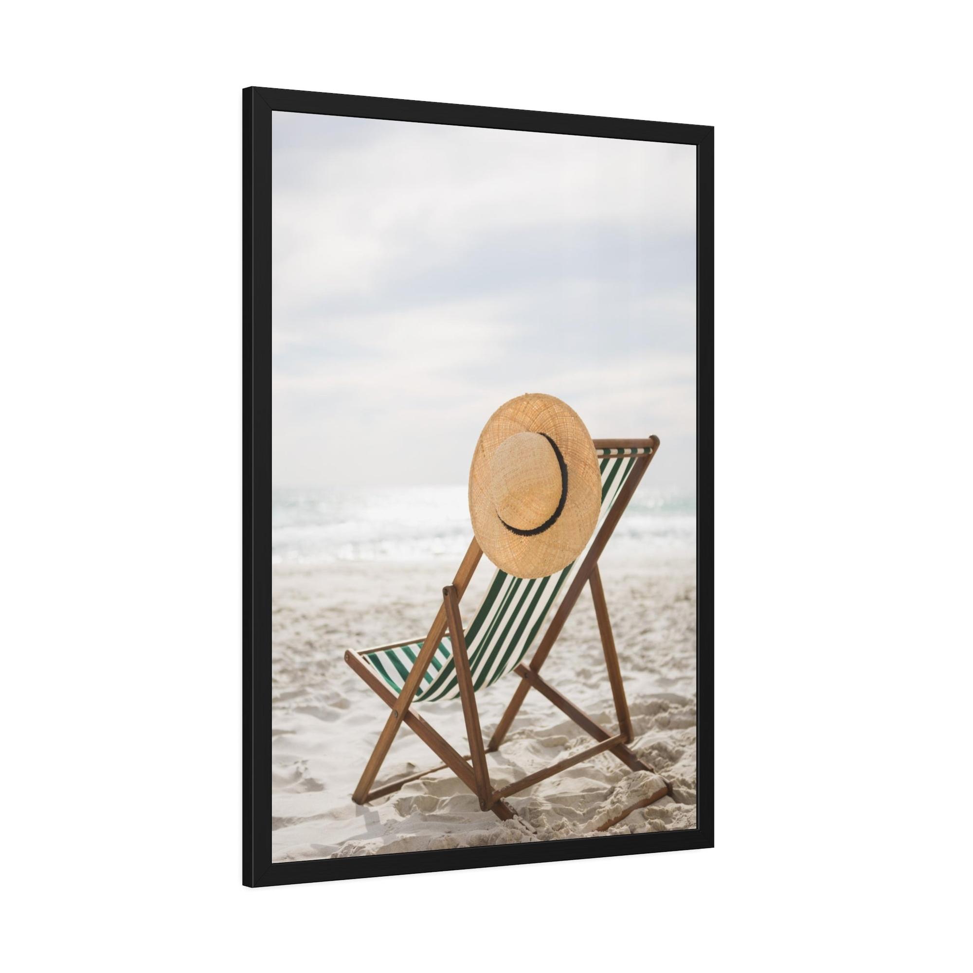 Relax Unwind and Destress: Framed Poster for a Relaxing Retreat