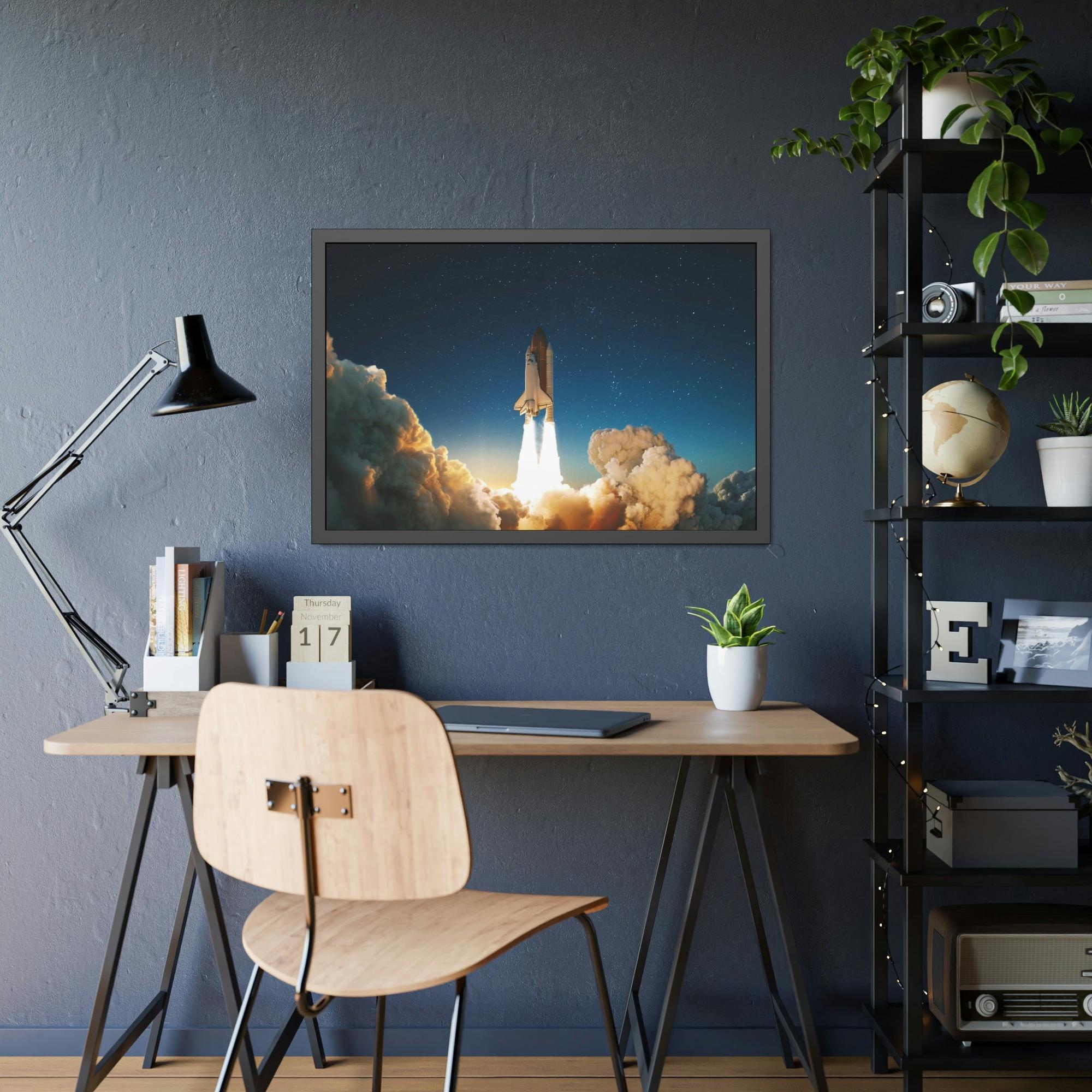 Nasa Beyond the Stratosphere: NASA-Themed Canvas
