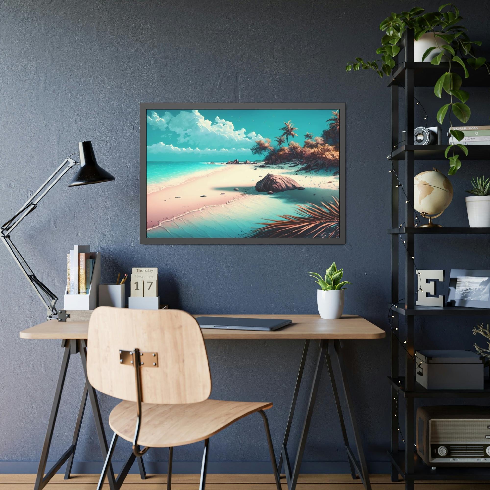 Tropical Beach Island Majesty: A Regal Paradise