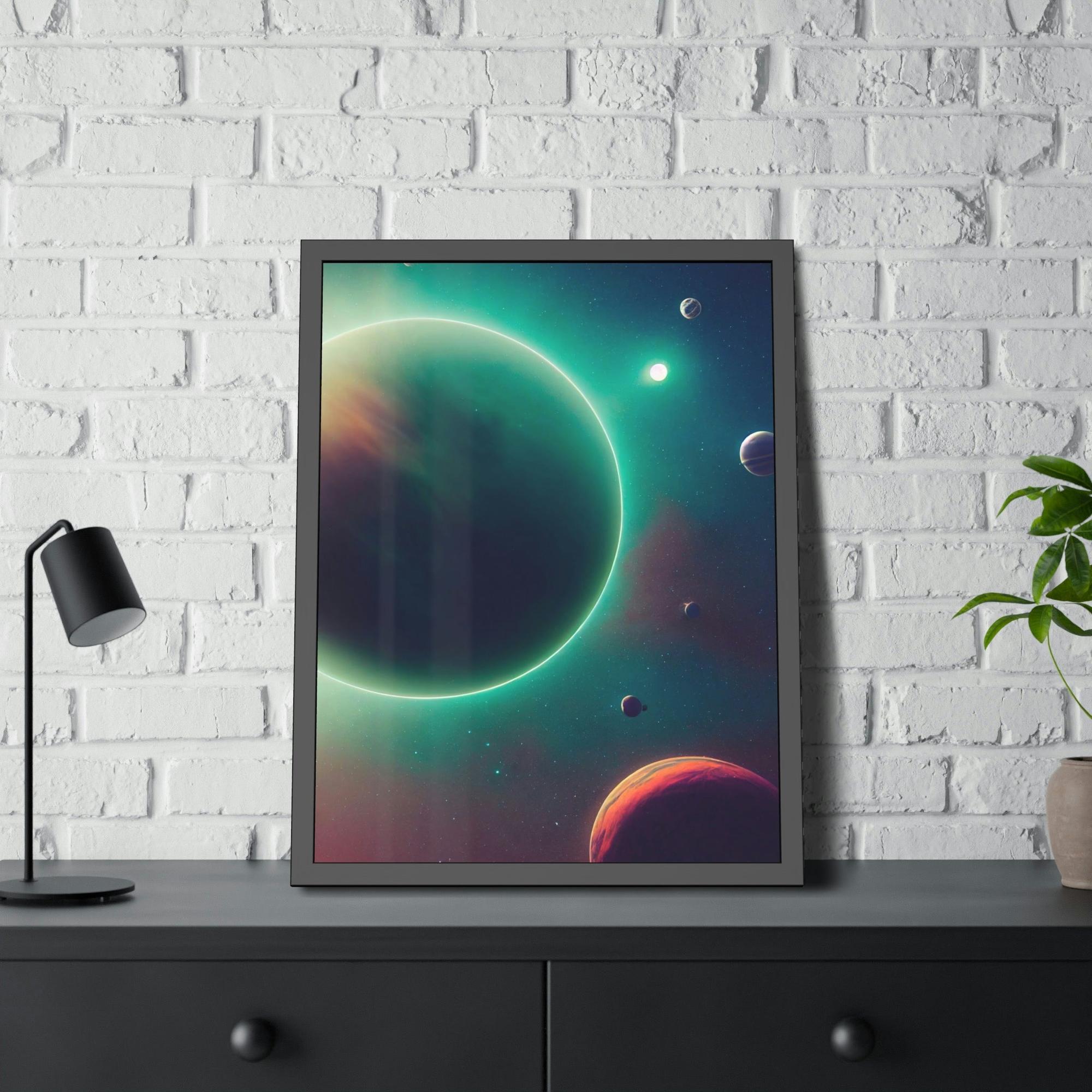 Astronomy & Space Solar System Symphony: A Striking Astronomy Print on Canvas & Poster