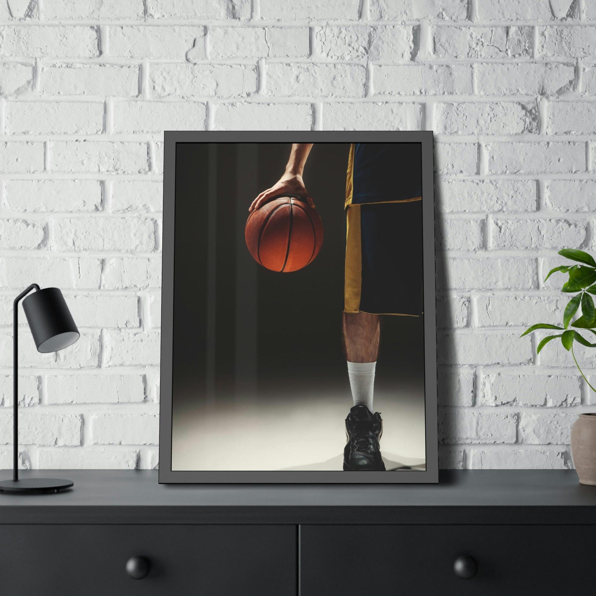 Basketball Basketball Brilliance: Print on Canvas and Framed Posters for Fans of the Sport