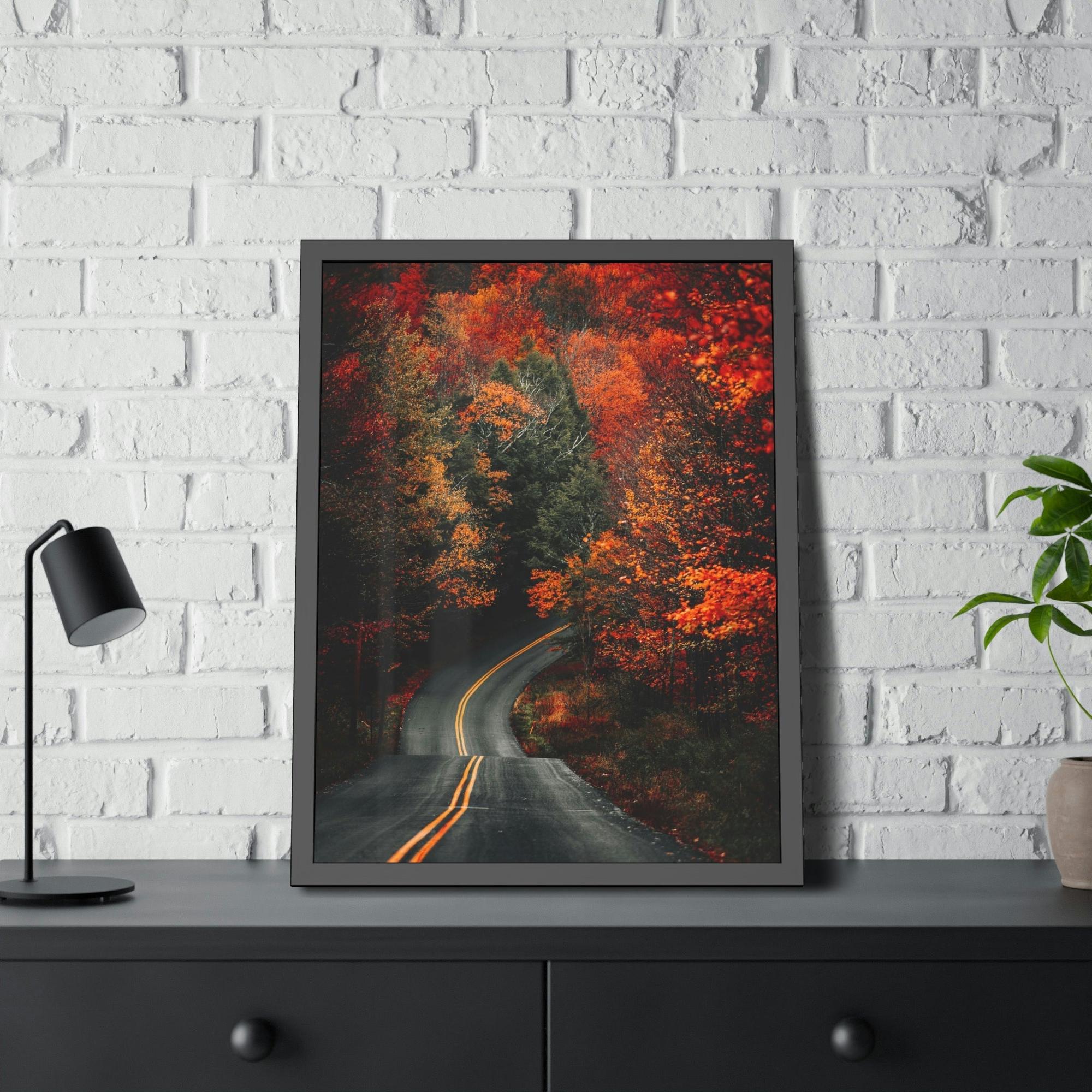 Autumn Golden Hues of Autumn: A Stunning Framed Poster and Wall Art to Bring Nature Indoors