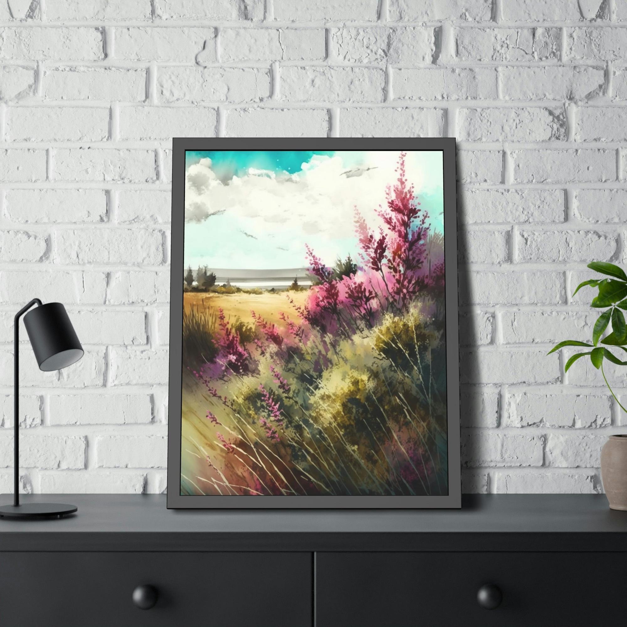 Autumn Rustic Charm: A Beautiful Print on Canvas and Framed Canvas to Add a Touch of Autumn to Your Home