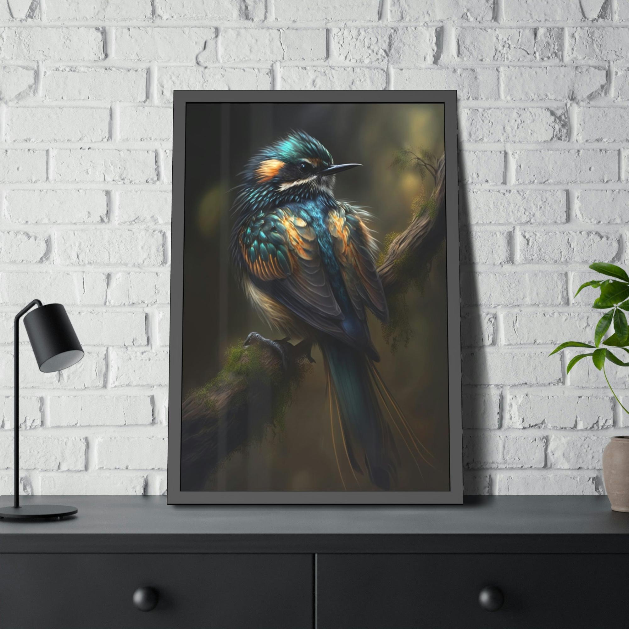 Birds The Birds' Paradise: A Natural Canvas & Poster Print of Birds in Forest