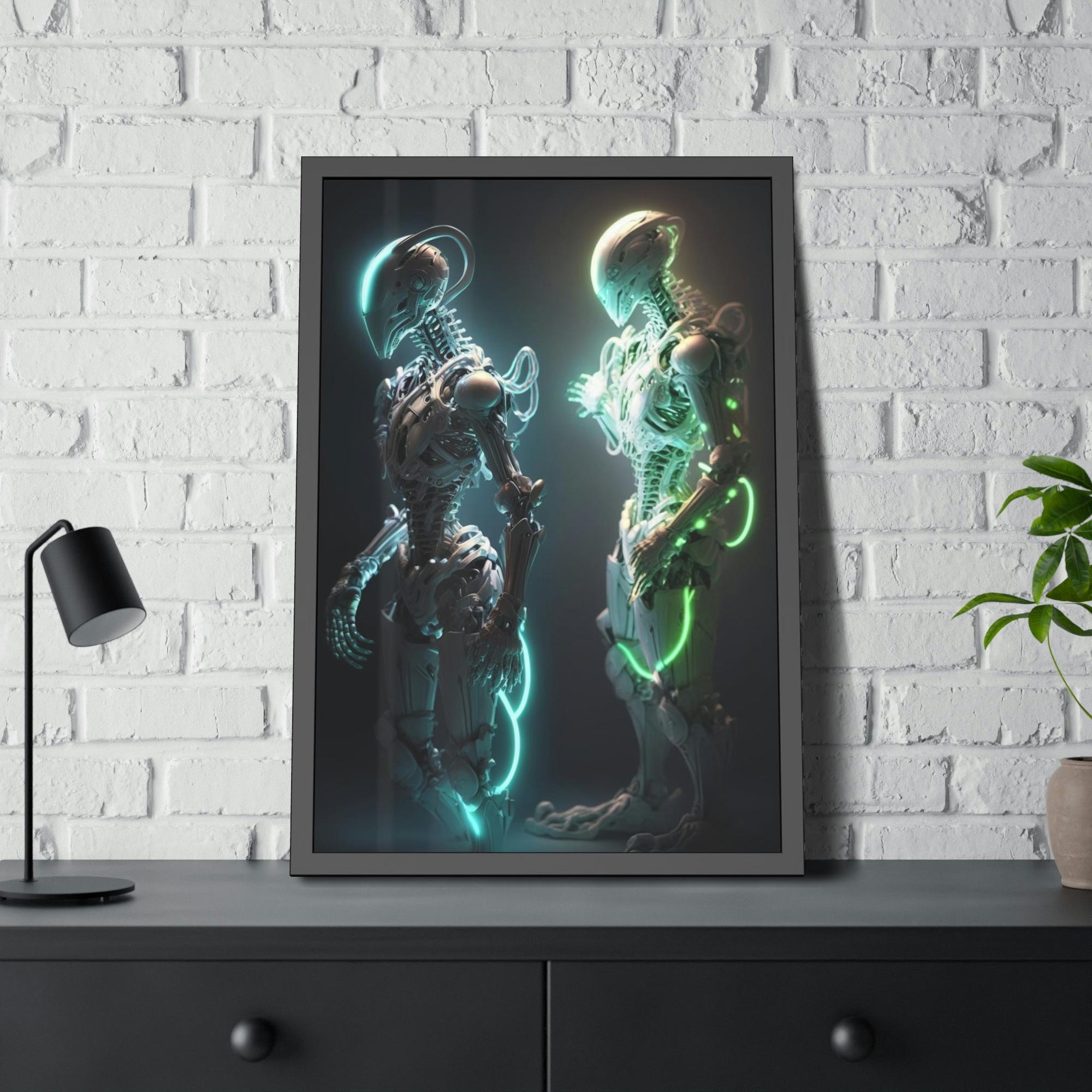Aliens Beyond the Stars: A Stunning Wall Art Depiction of Alien Worlds