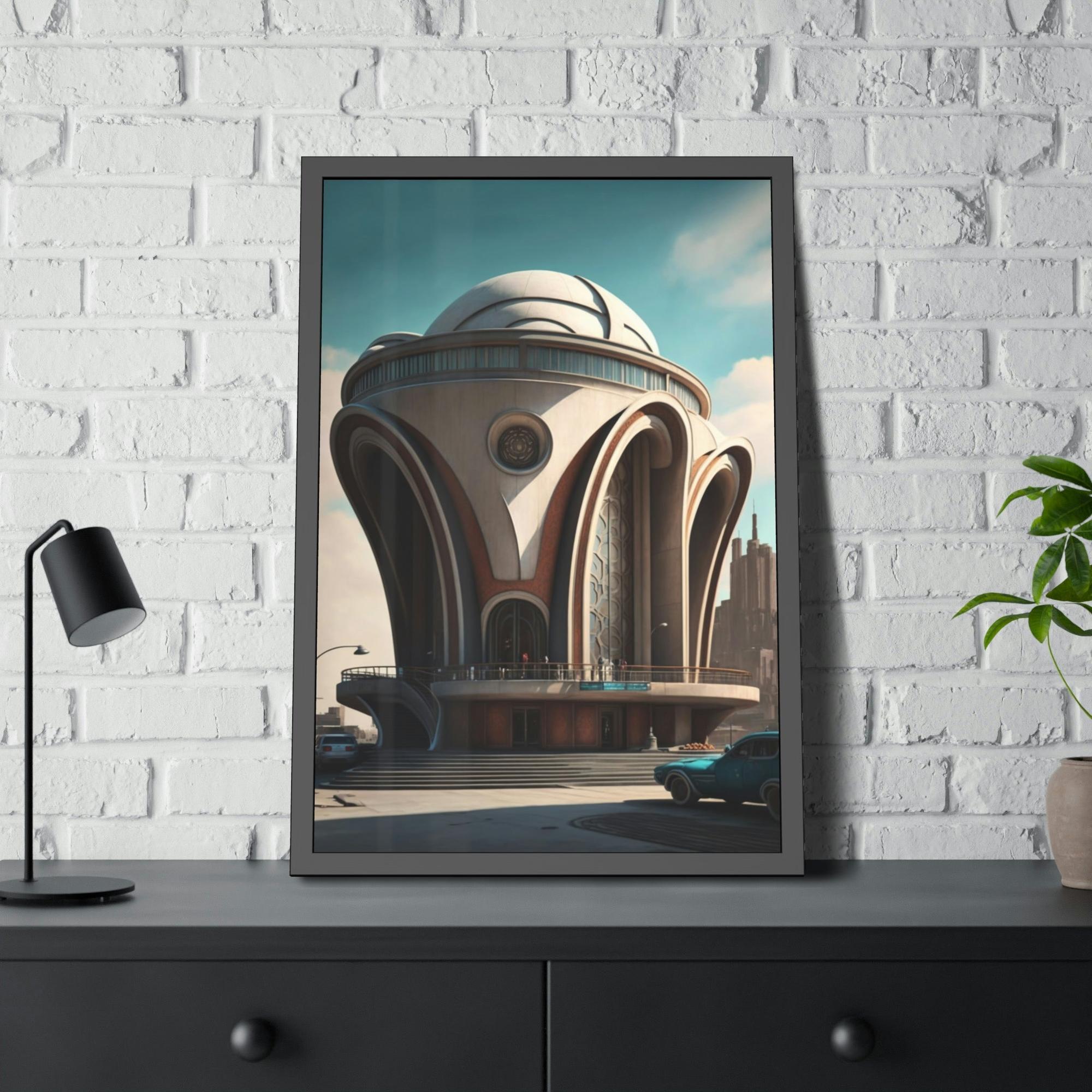Architecture Artistic Impressions: Canvas Print of Abstract Architecture