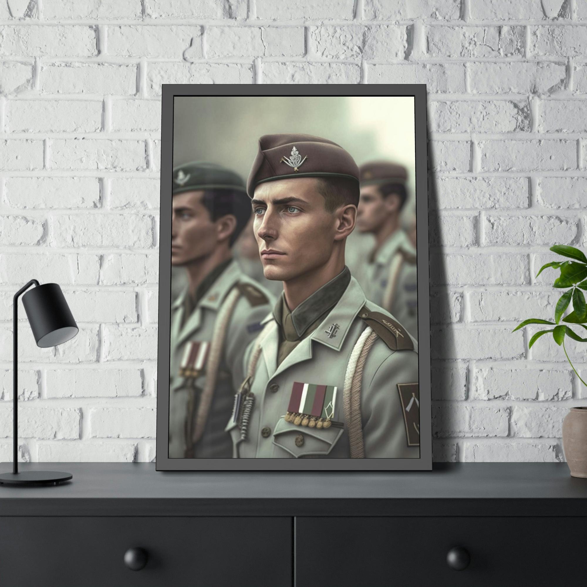 Army Camouflage Warriors: Striking Army Art on Canvas and Poster Prints