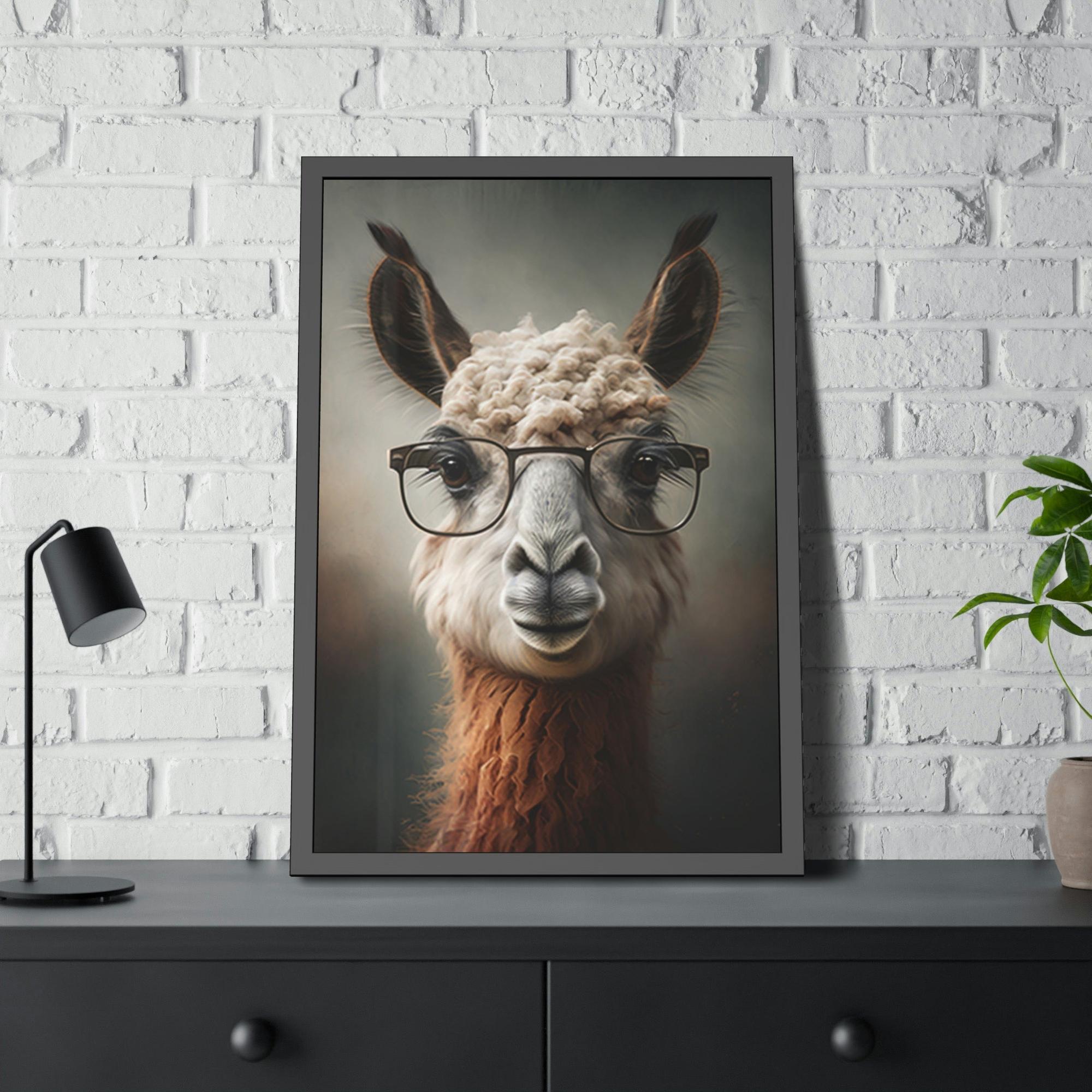 Lamas Lama Zen: Tranquility on Canvas