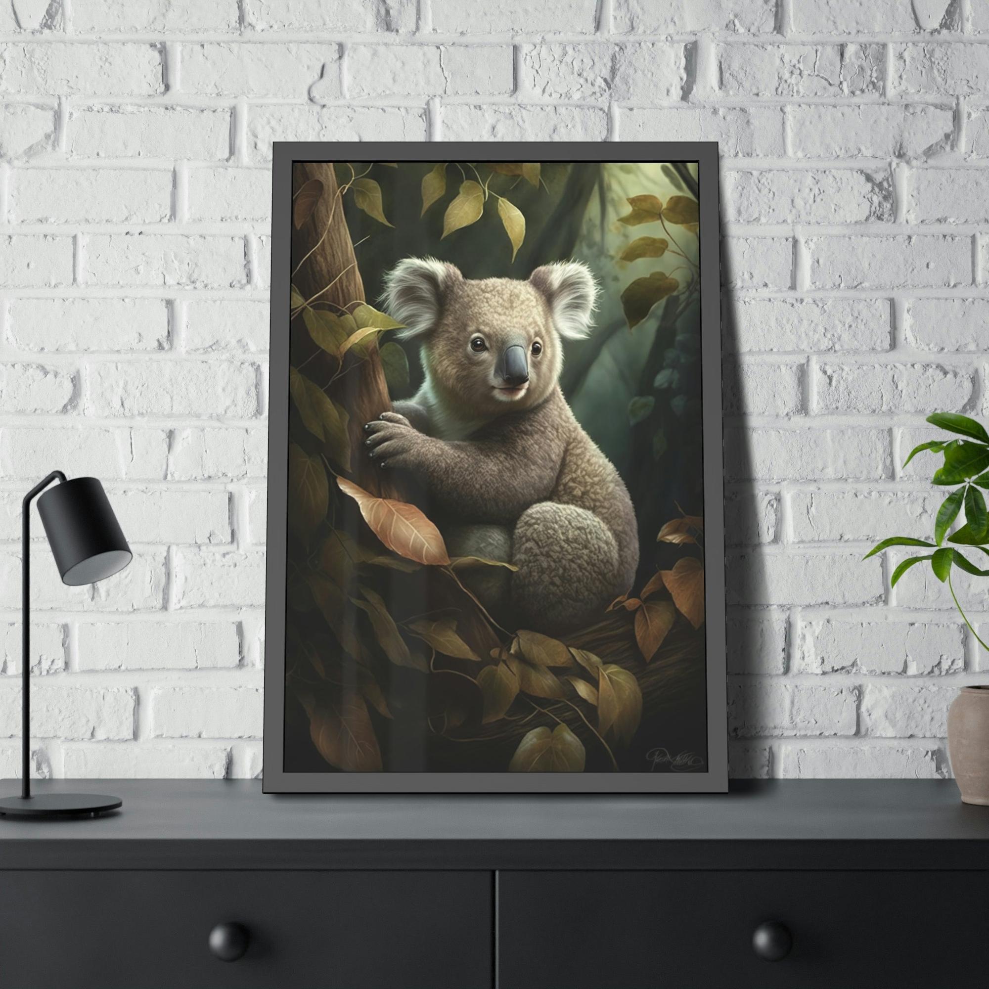 Koalas A Koala's Journey: A Stunning Painting on Canvas