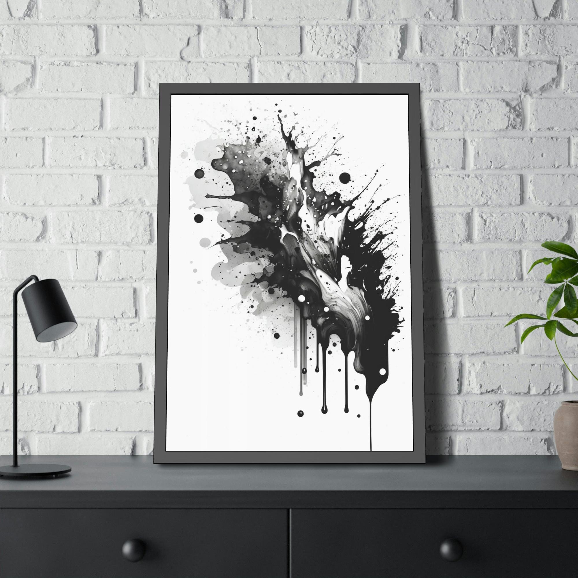 Black White The Contrast of Timeless Elegance: Black and White Canvas Wall Art