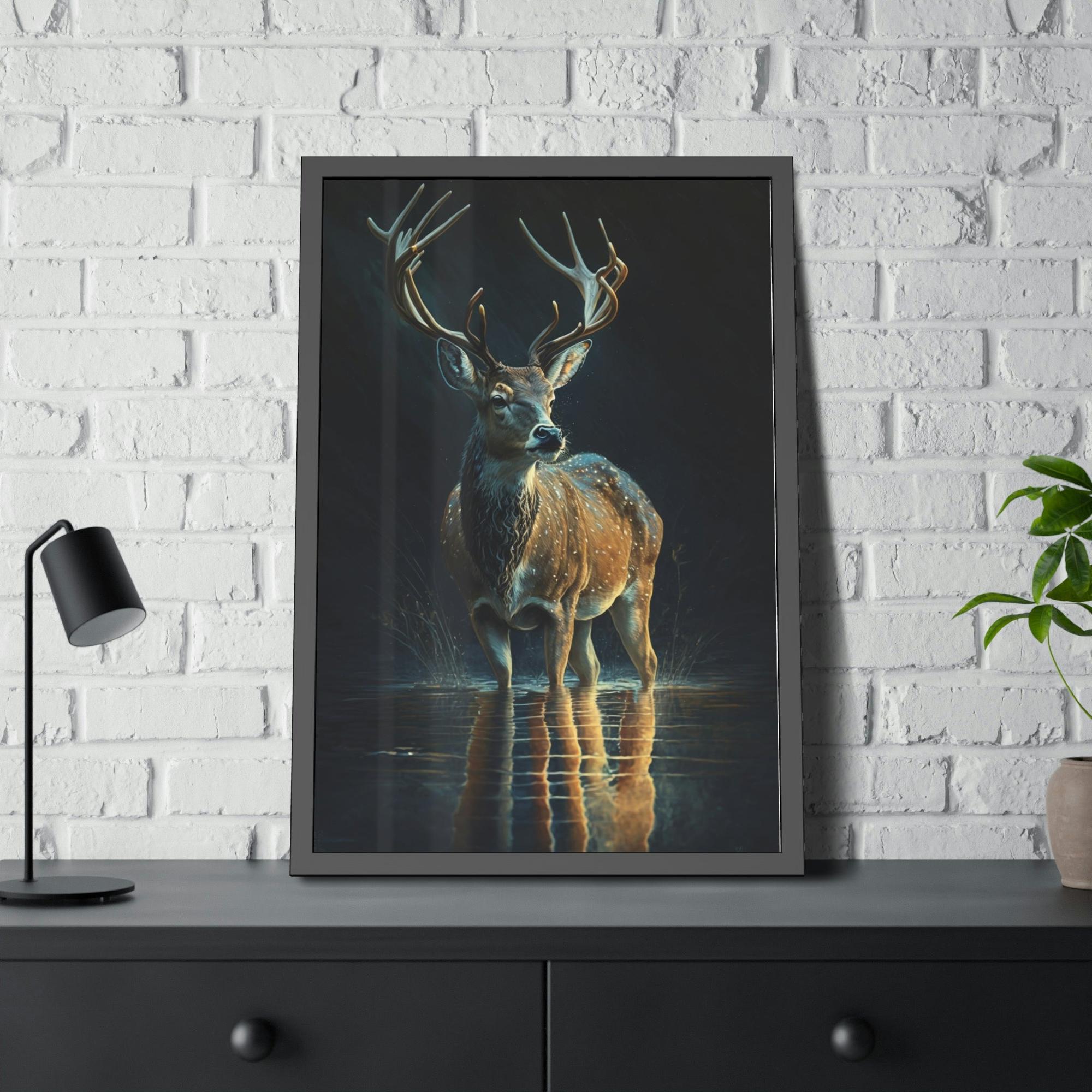 Deers The Grace of Deer: A Canvas Artistic Expression