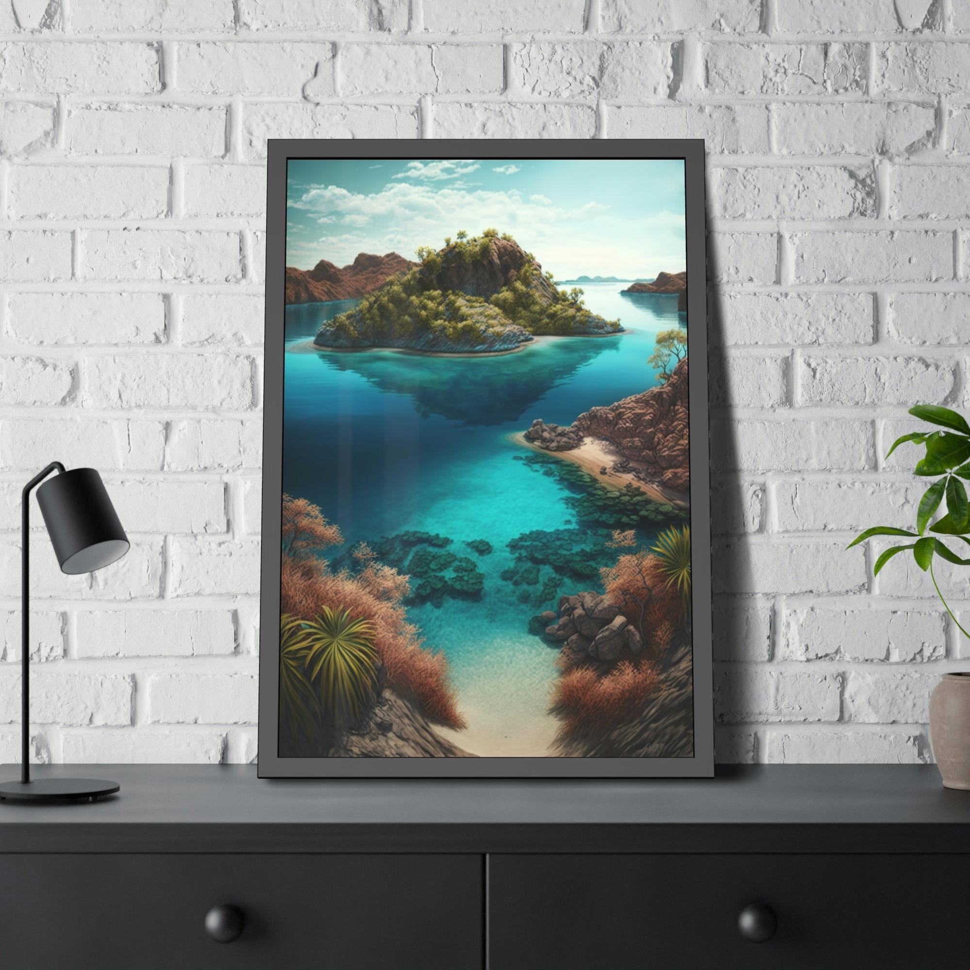 Tropical Tropical Paradise: A Vibrant and Lush Canvas Print