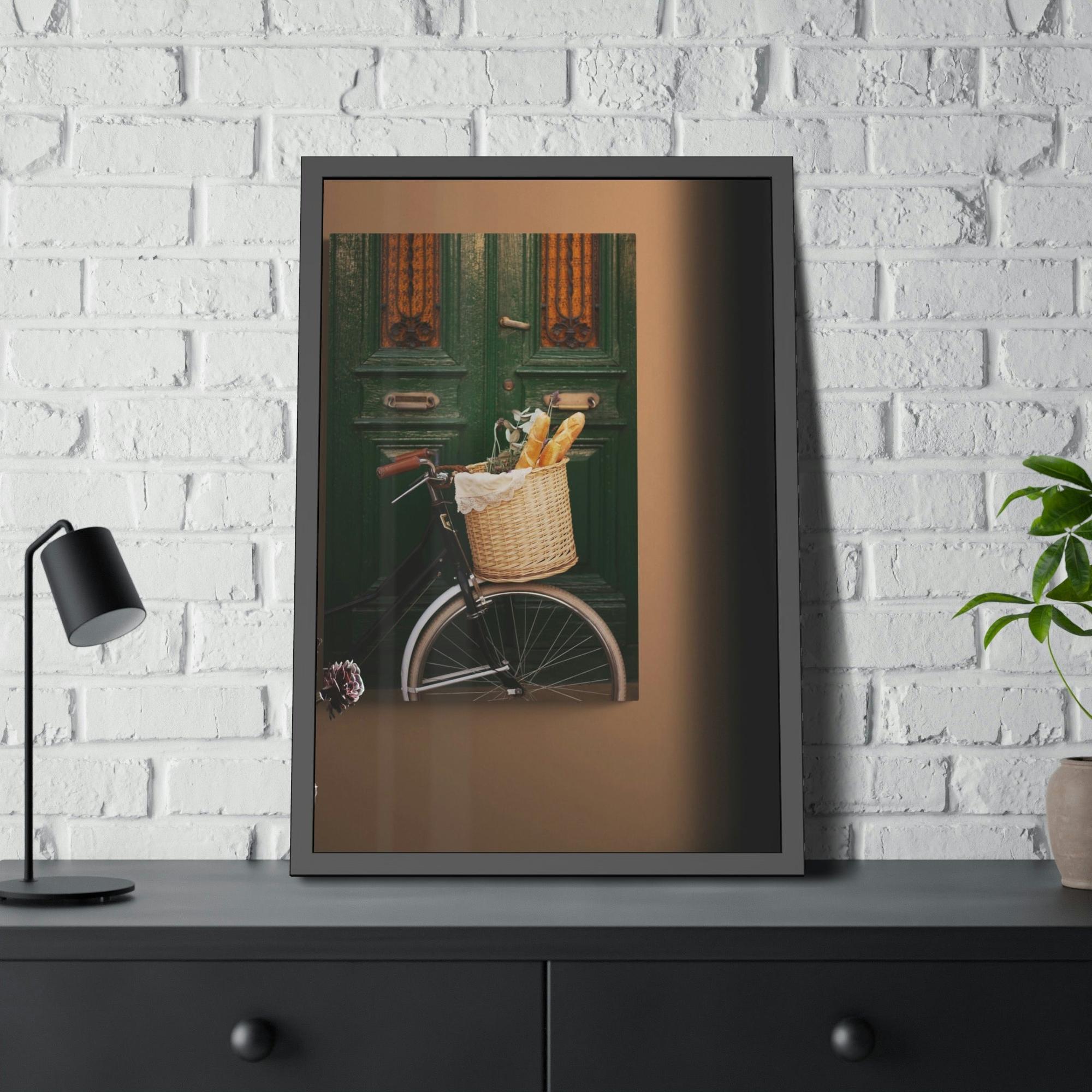 French Bonjour Paris: Natural Canvas & Poster Print of French Charm