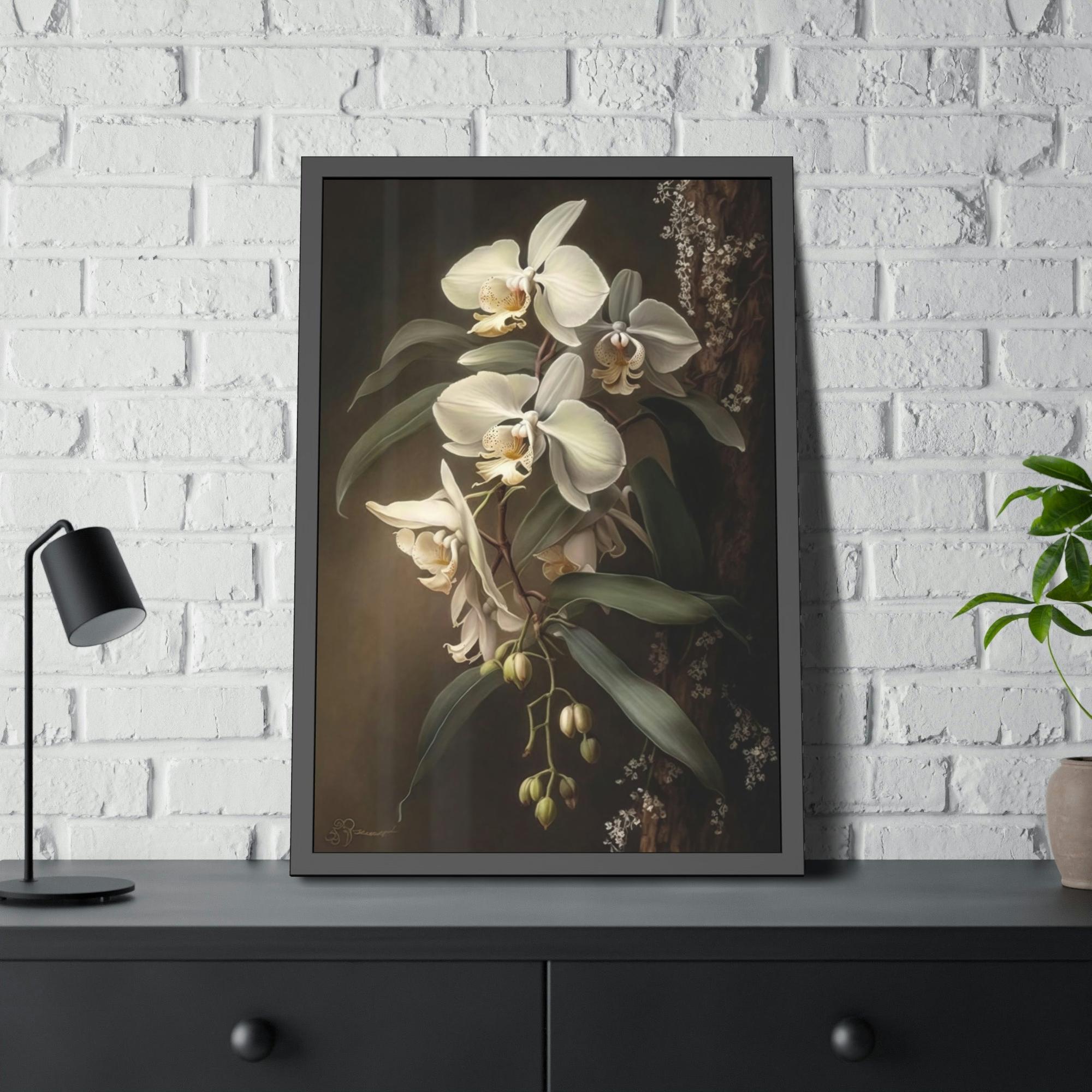 Orchids Orchid Bliss: Tranquility on Canvas