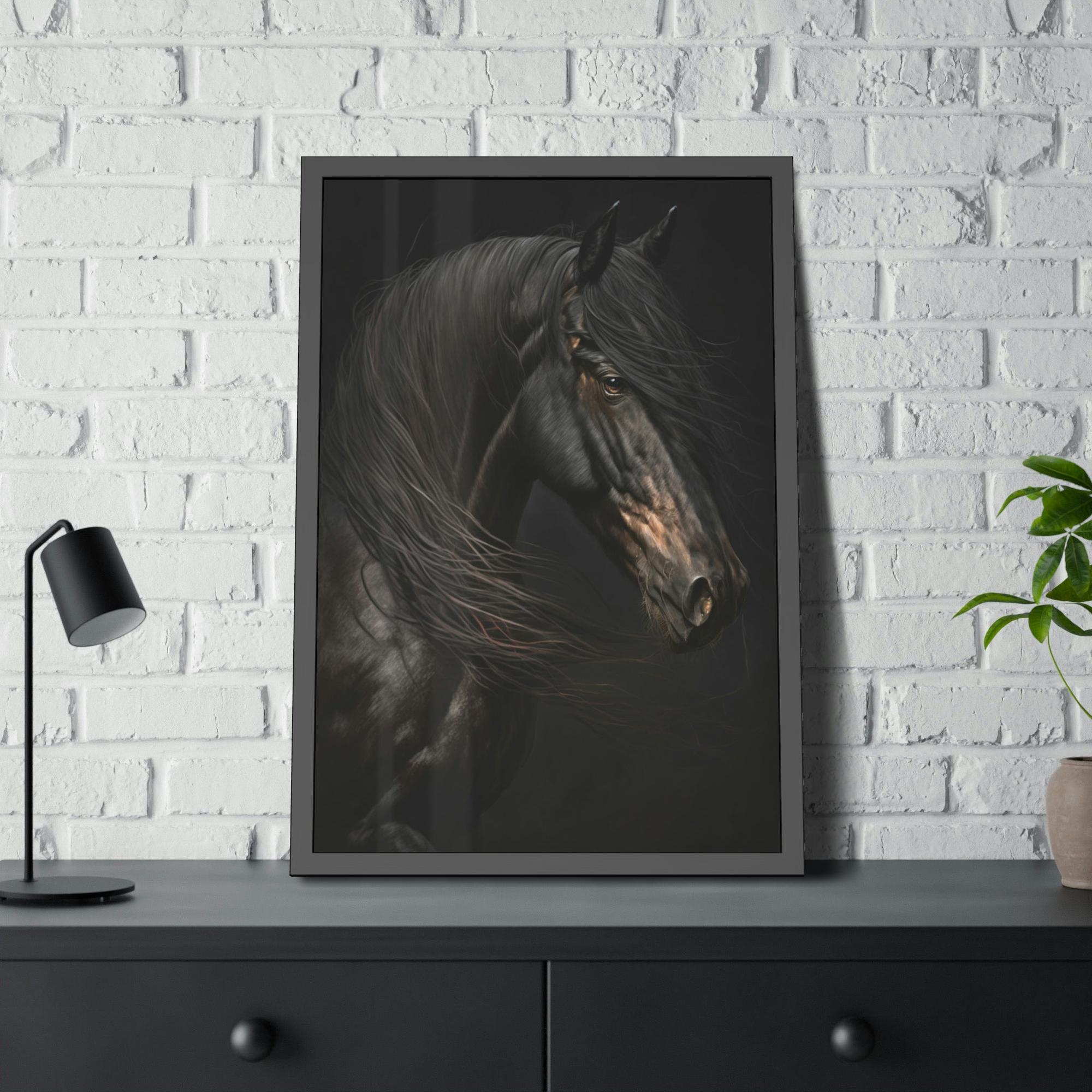 Horses Horse Serenity: A Canvas Equine Calm