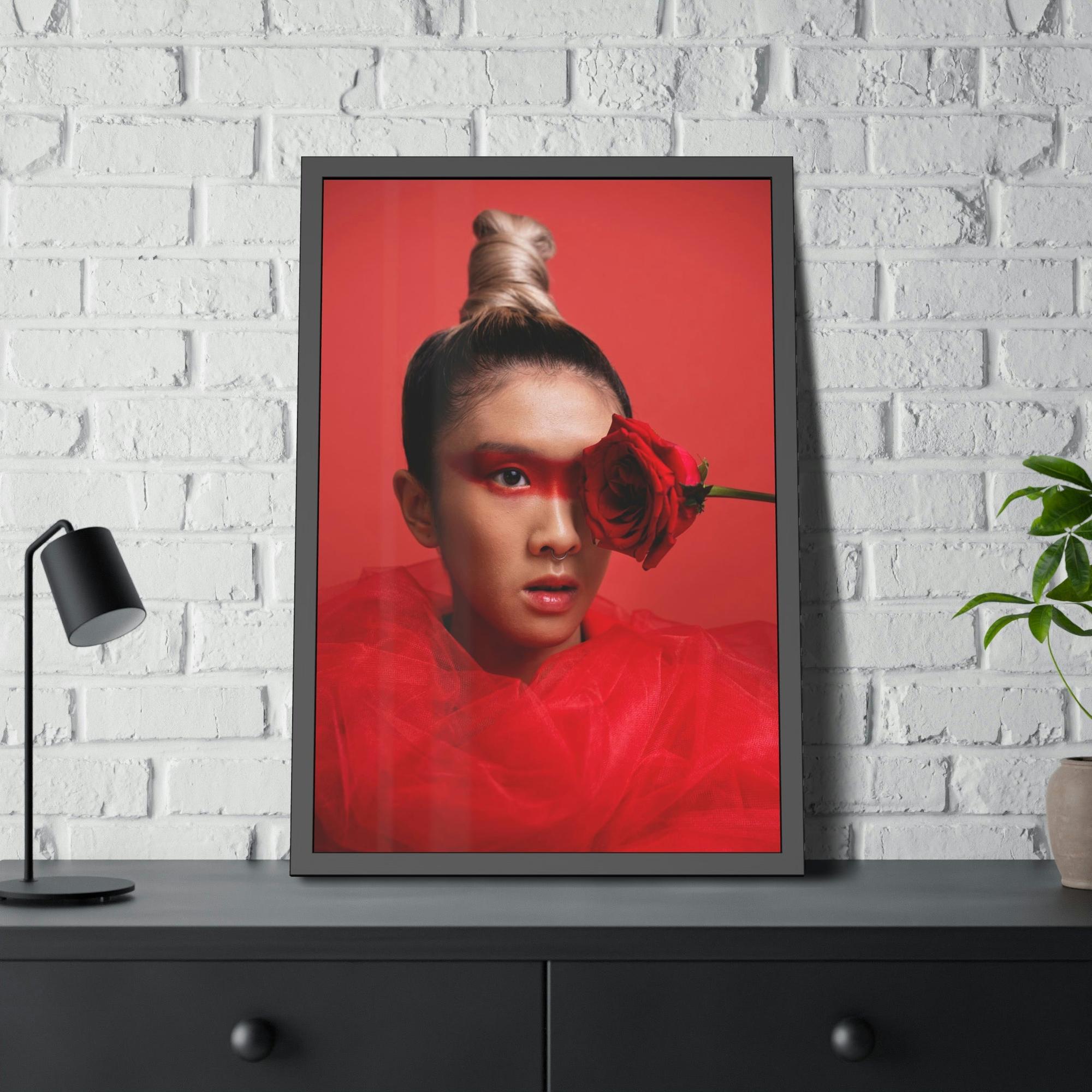 Fashion And Beauty Chic and Stylish: A Framed Canvas of High Fashion and Beauty