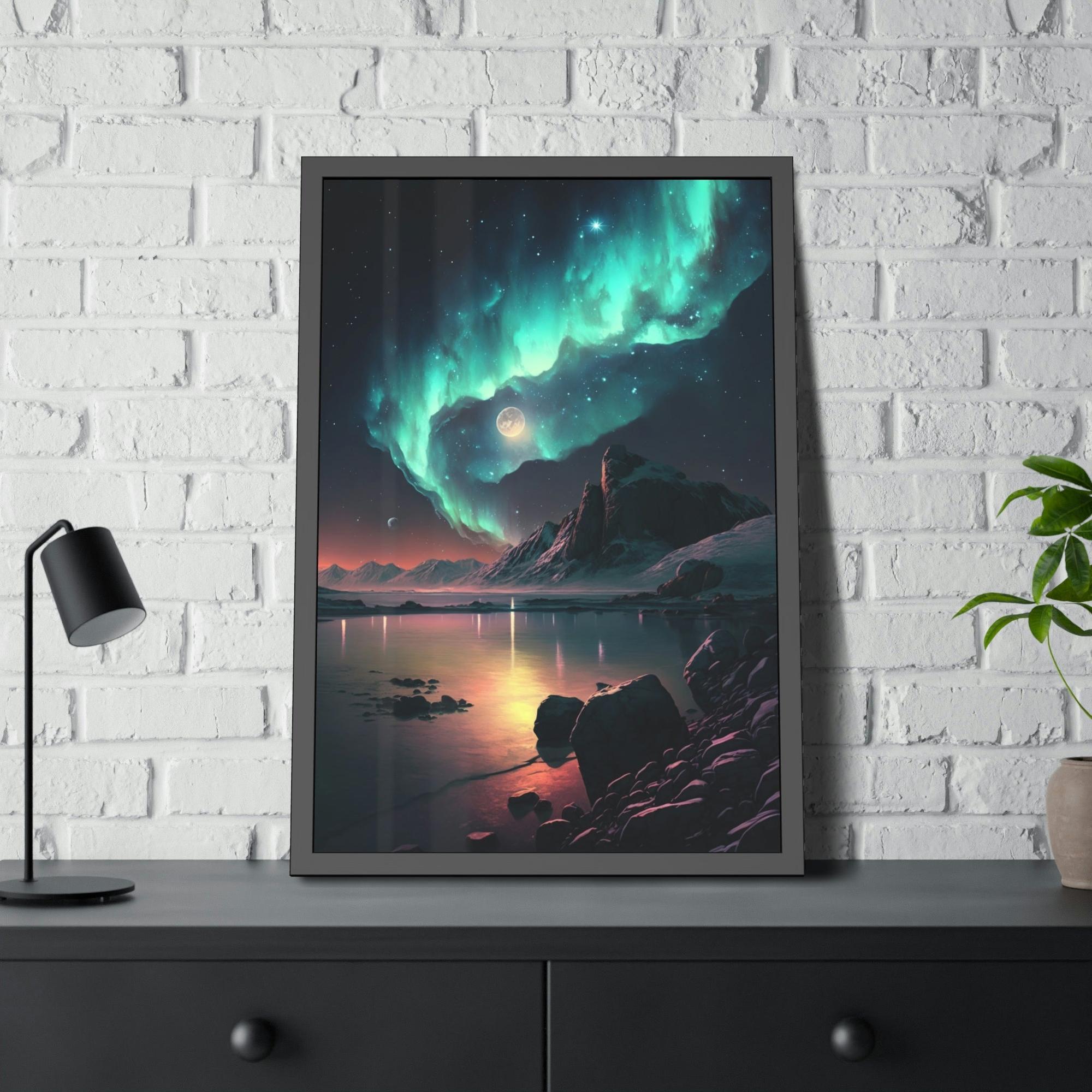Aurora Borealis Mesmerizing Aurora Borealis Art Print: High-Quality Wall Decor for Your Space