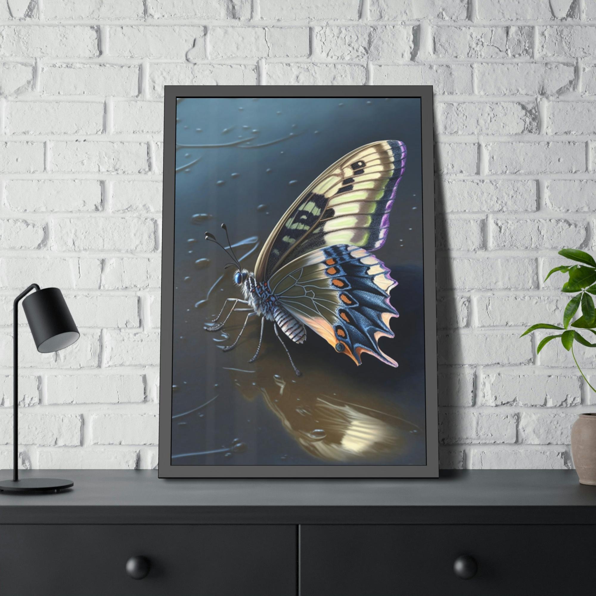 Butterflys Fluttering Wings: Natural Canvas & Poster Print of Colorful Butterflies