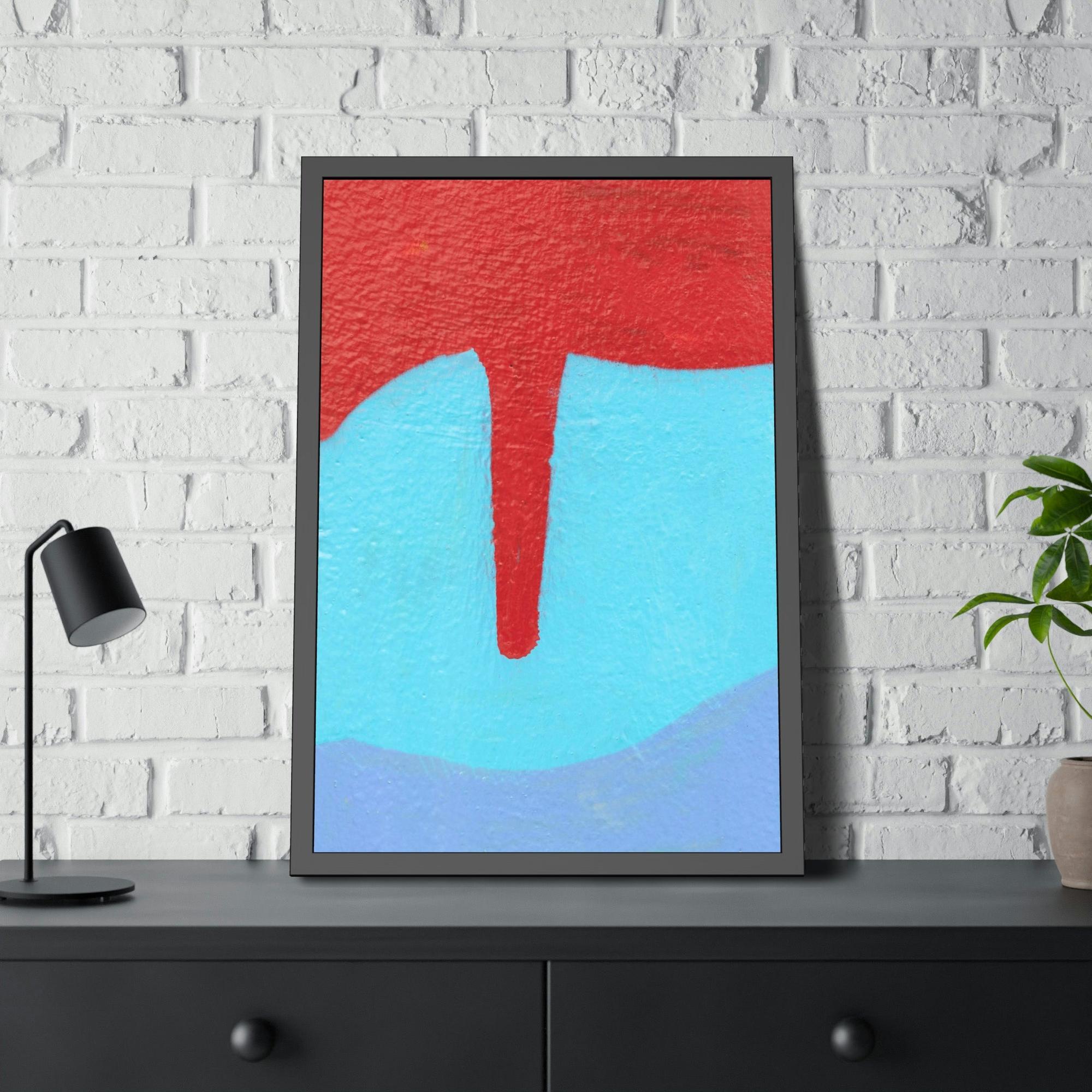 Abstract Graffiti Street Art in your Home: Framed Poster with Abstract Graffiti