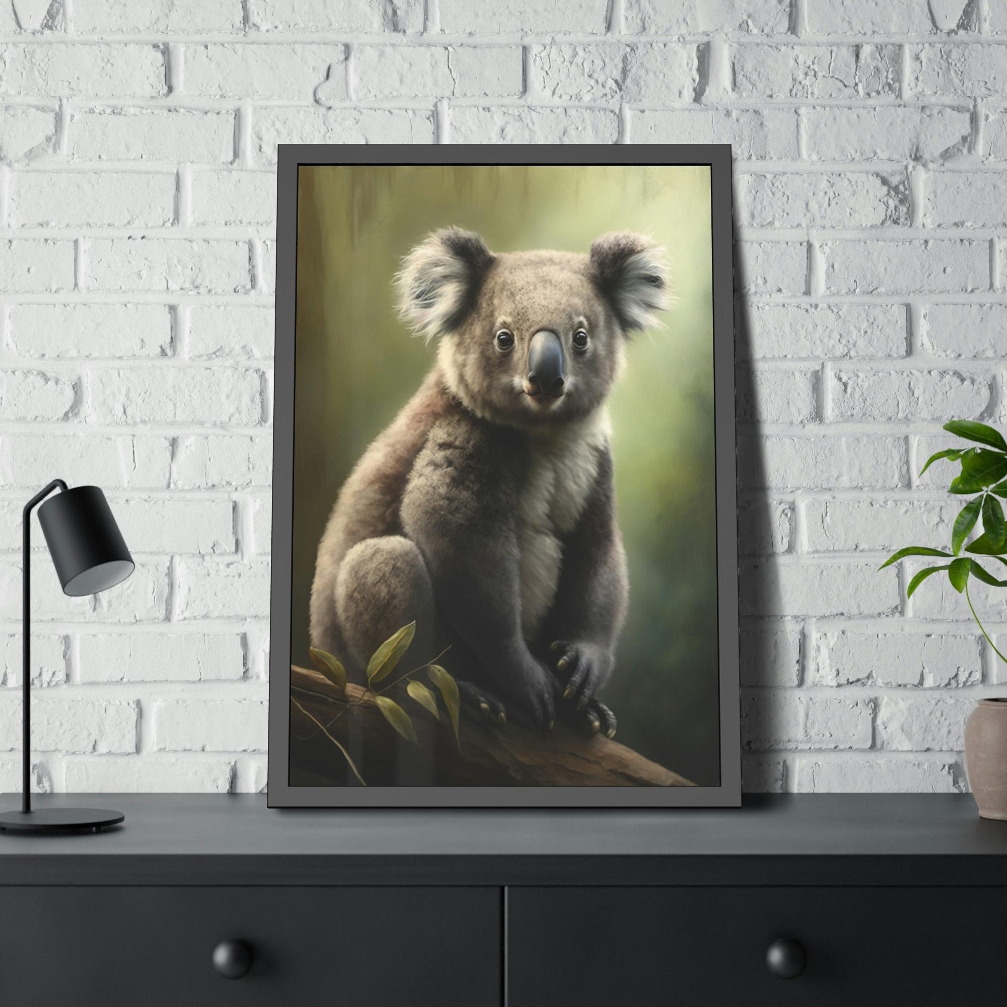Koalas Koala Love: A Whimsical and Colorful Painting on Canvas
