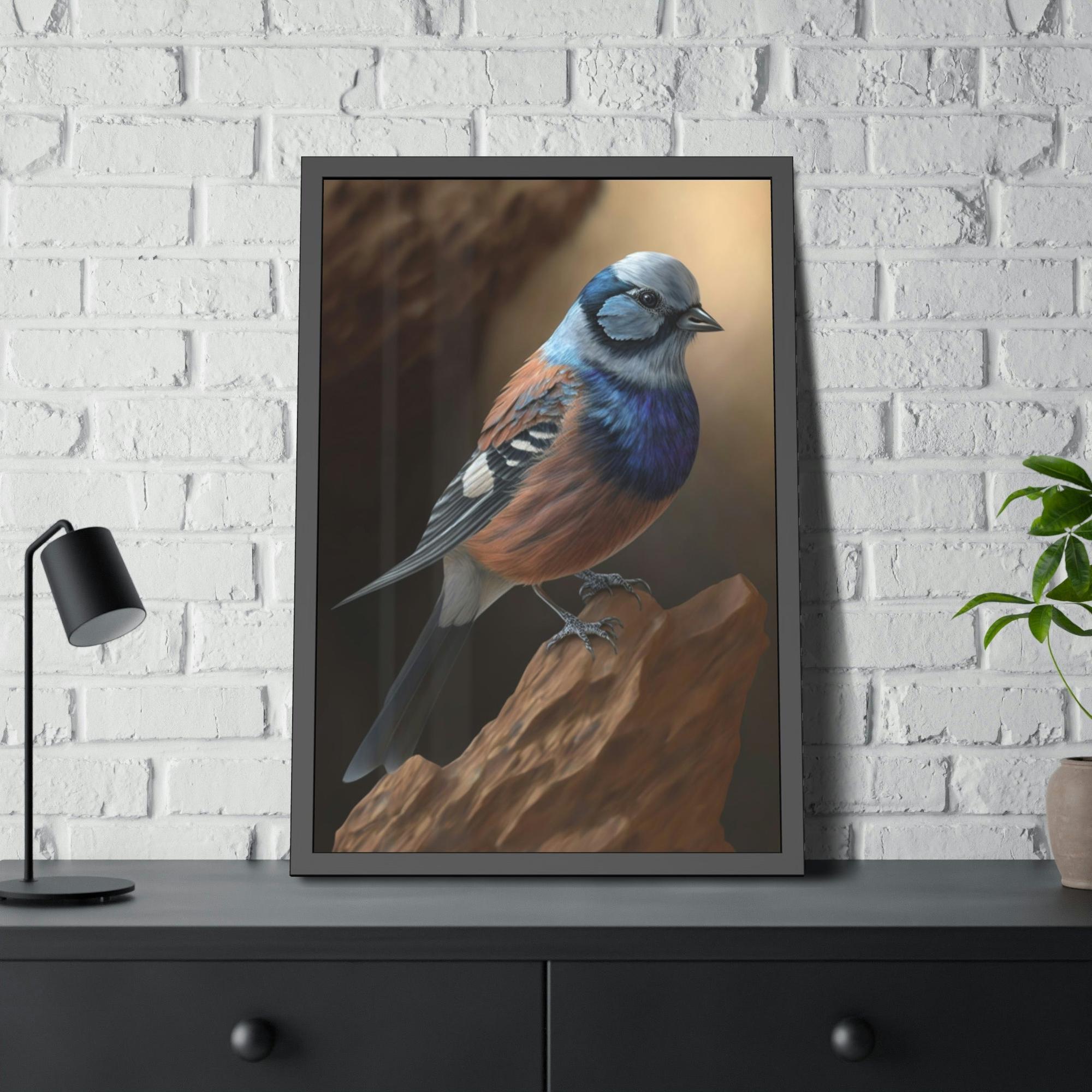 Birds The Rainbow of Feathers: A Print on Canvas & Poster of Birds with Vivid Colors