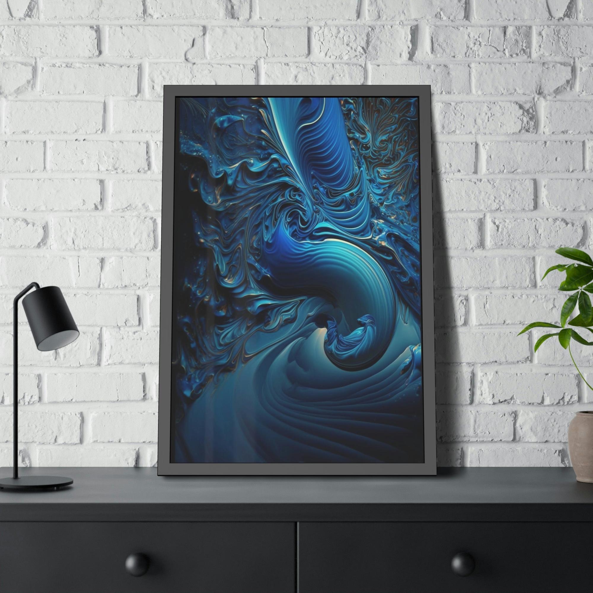 Blue Into the Blue: Gorgeous Blue Themed Canvas Art for Your Home or Office