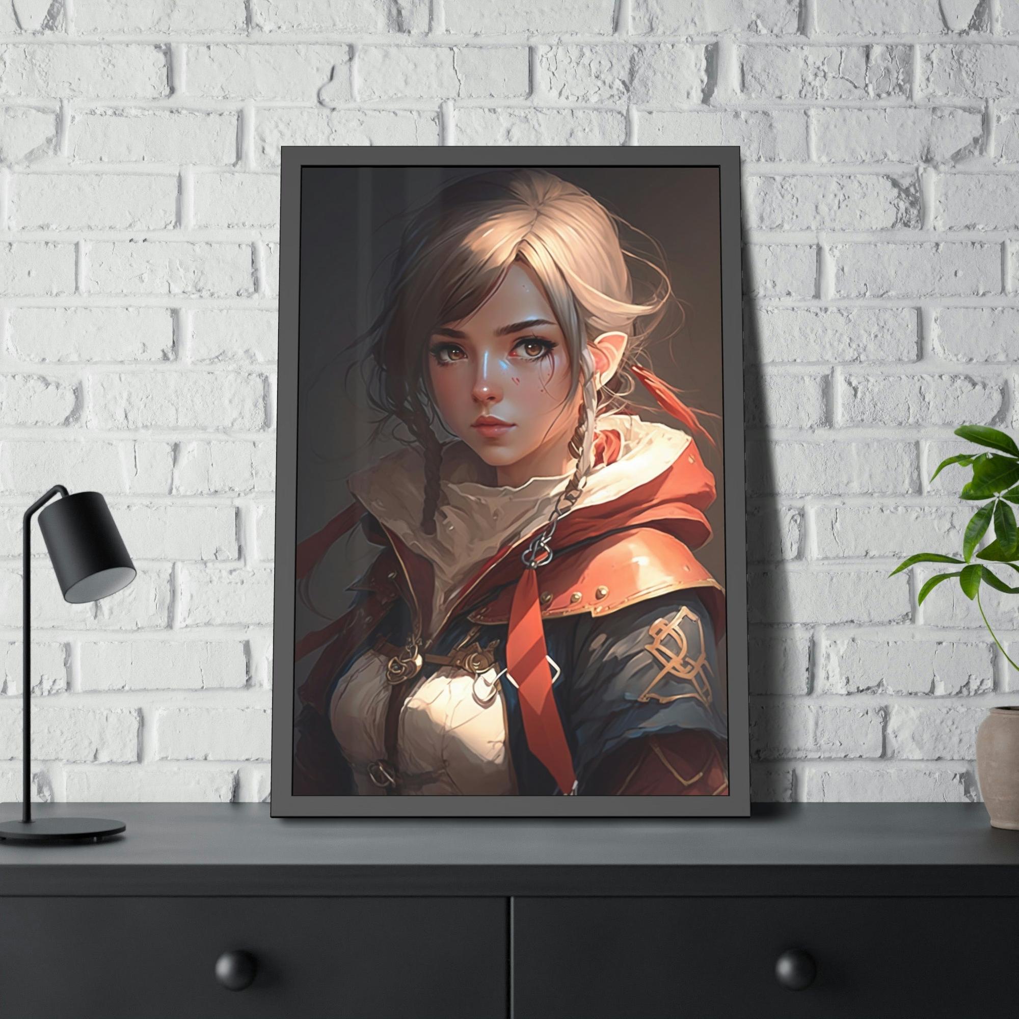 Anime Anime Dreams: Canvas Art with Fantasy Characters in a Dreamlike World