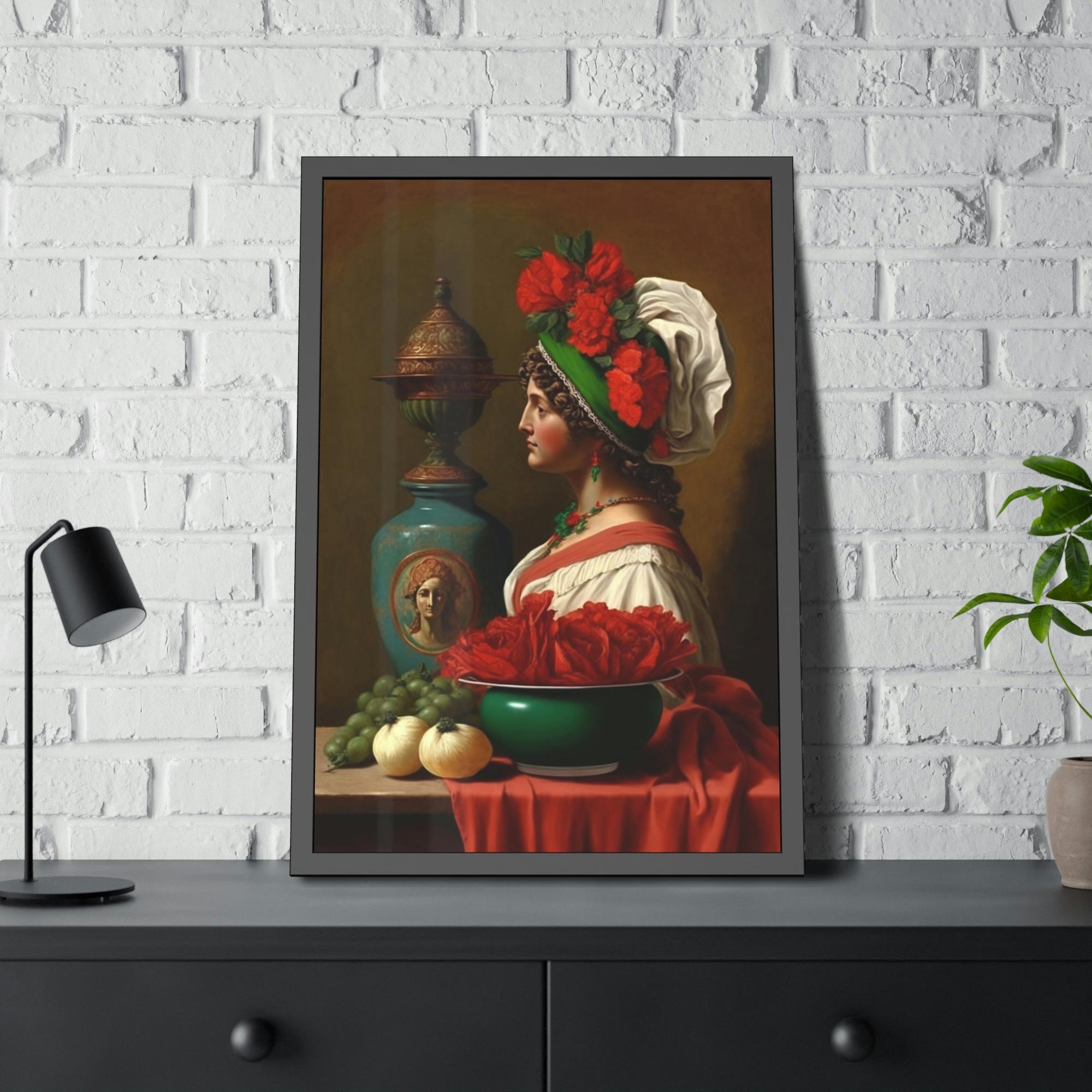 Italian Sophisticated Italian: Poster & Canvas Art Print of Classy Italian Women