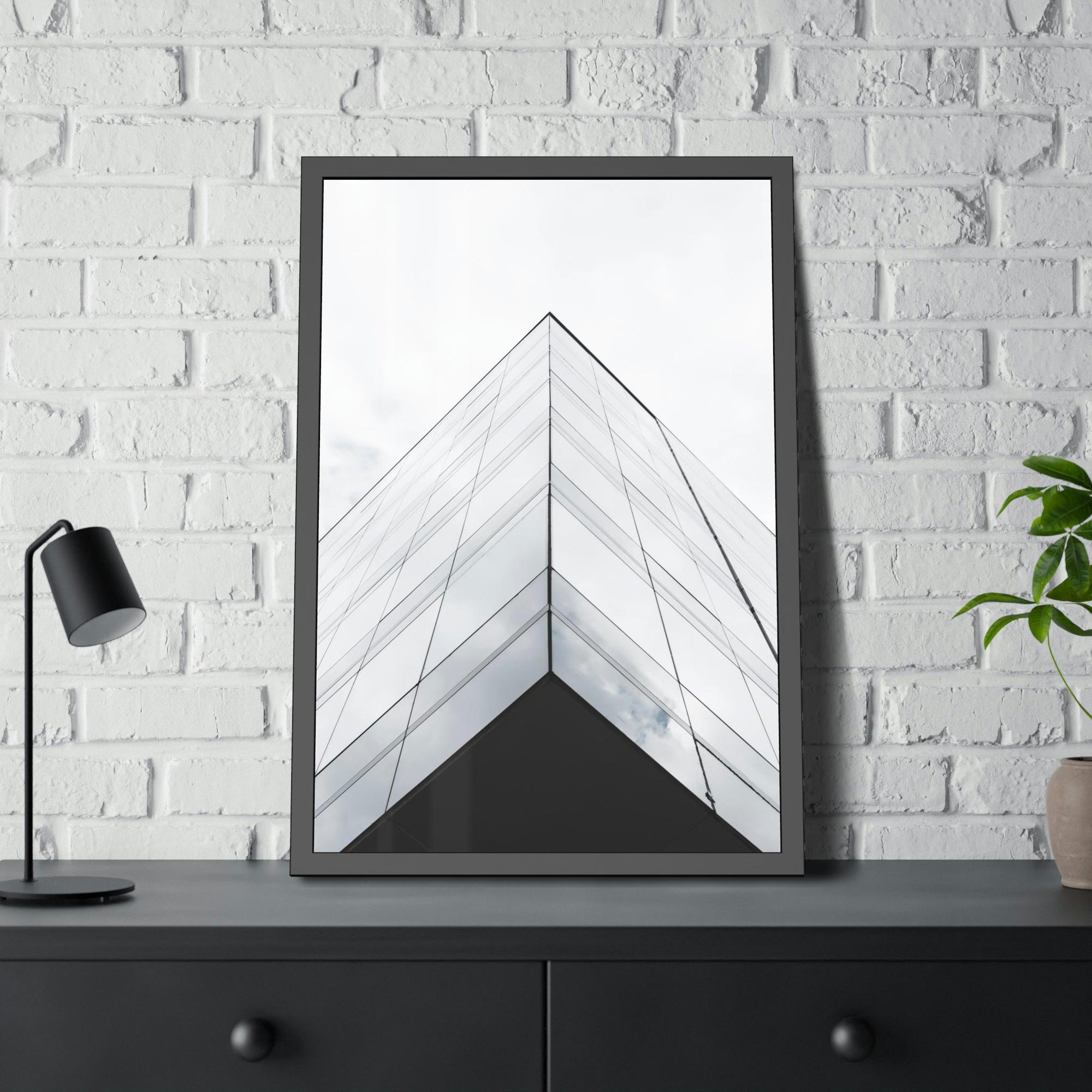 Architecture The Grandeur of Cities: Framed Canvas & Poster Print of Iconic Buildings and Landmarks