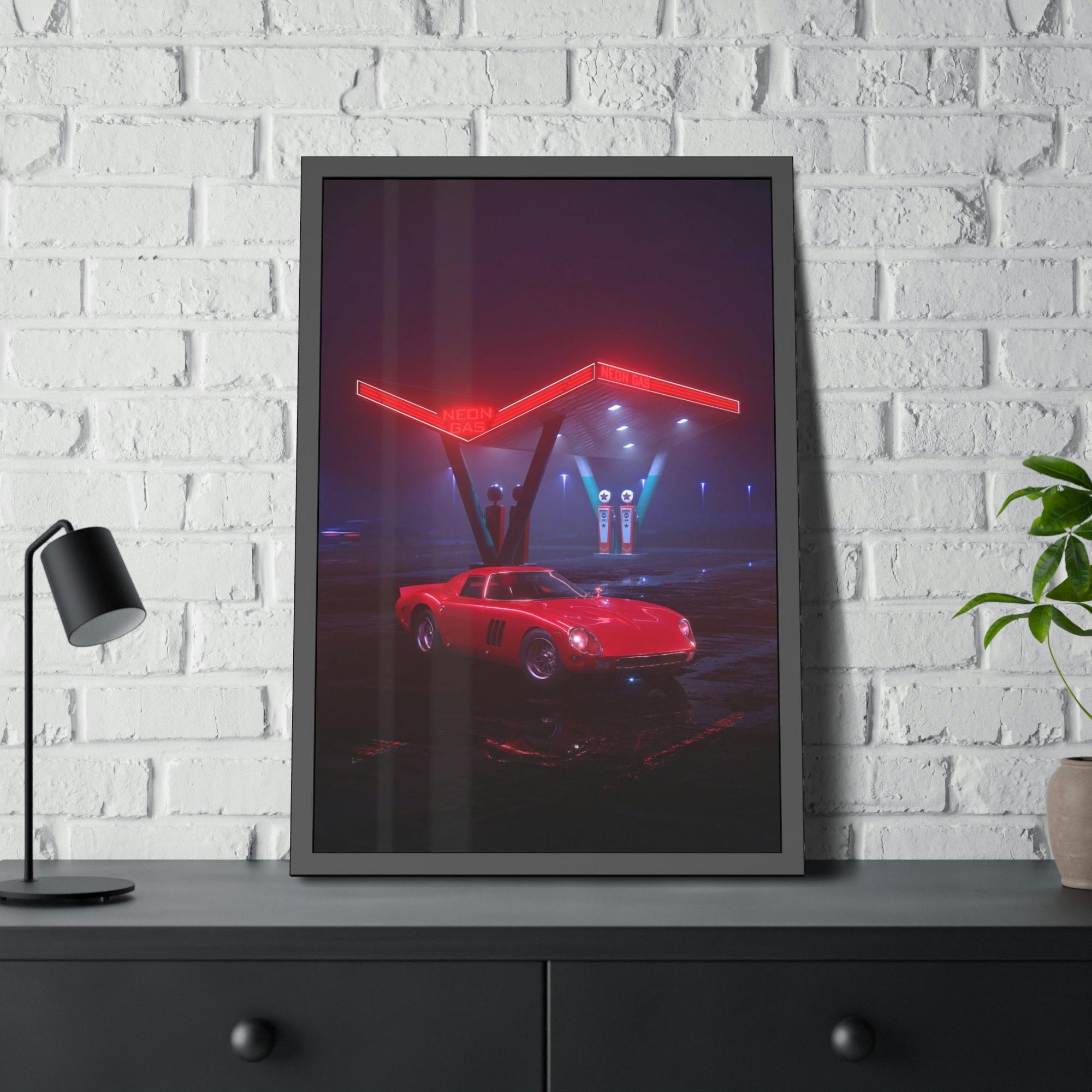 undefined The Beauty of a Corvette on Natural Canvas & Poster: A Masterpiece Art Piece