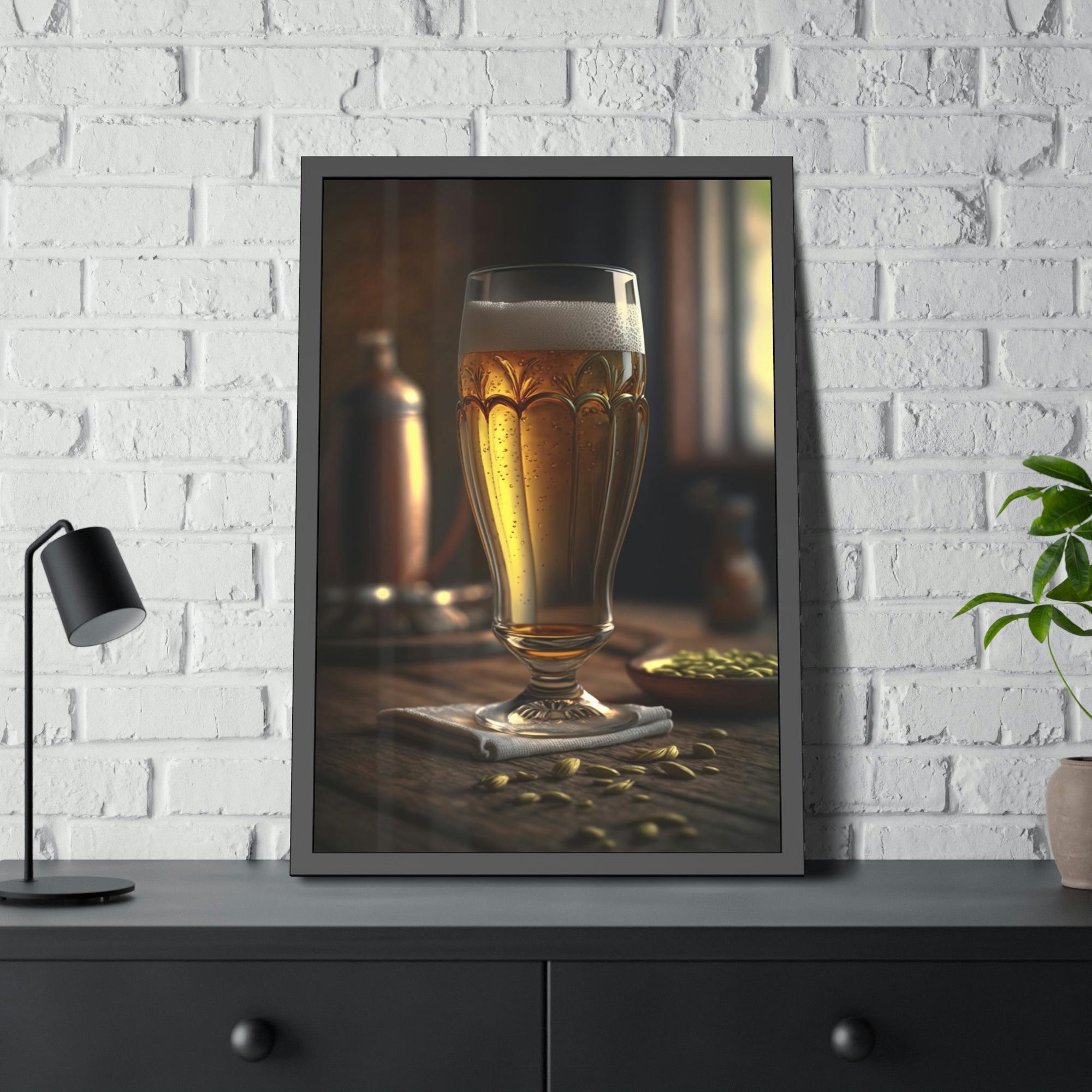 Beer The Art of Beer: Canvas and Poster Depicting Your Favorite Brews