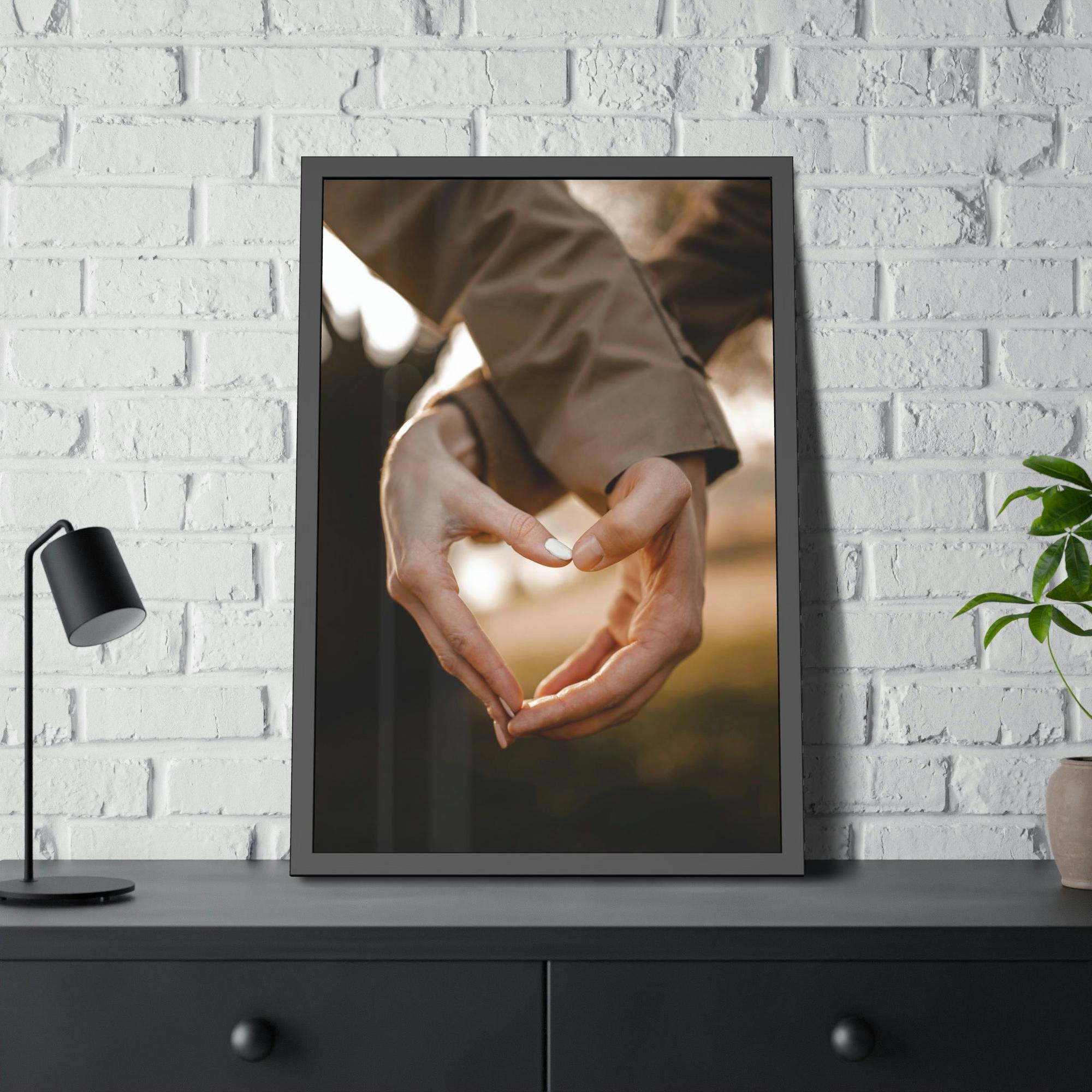 Love Love to Remember: Natural Canvas Wall Art of a Couple's First Date
