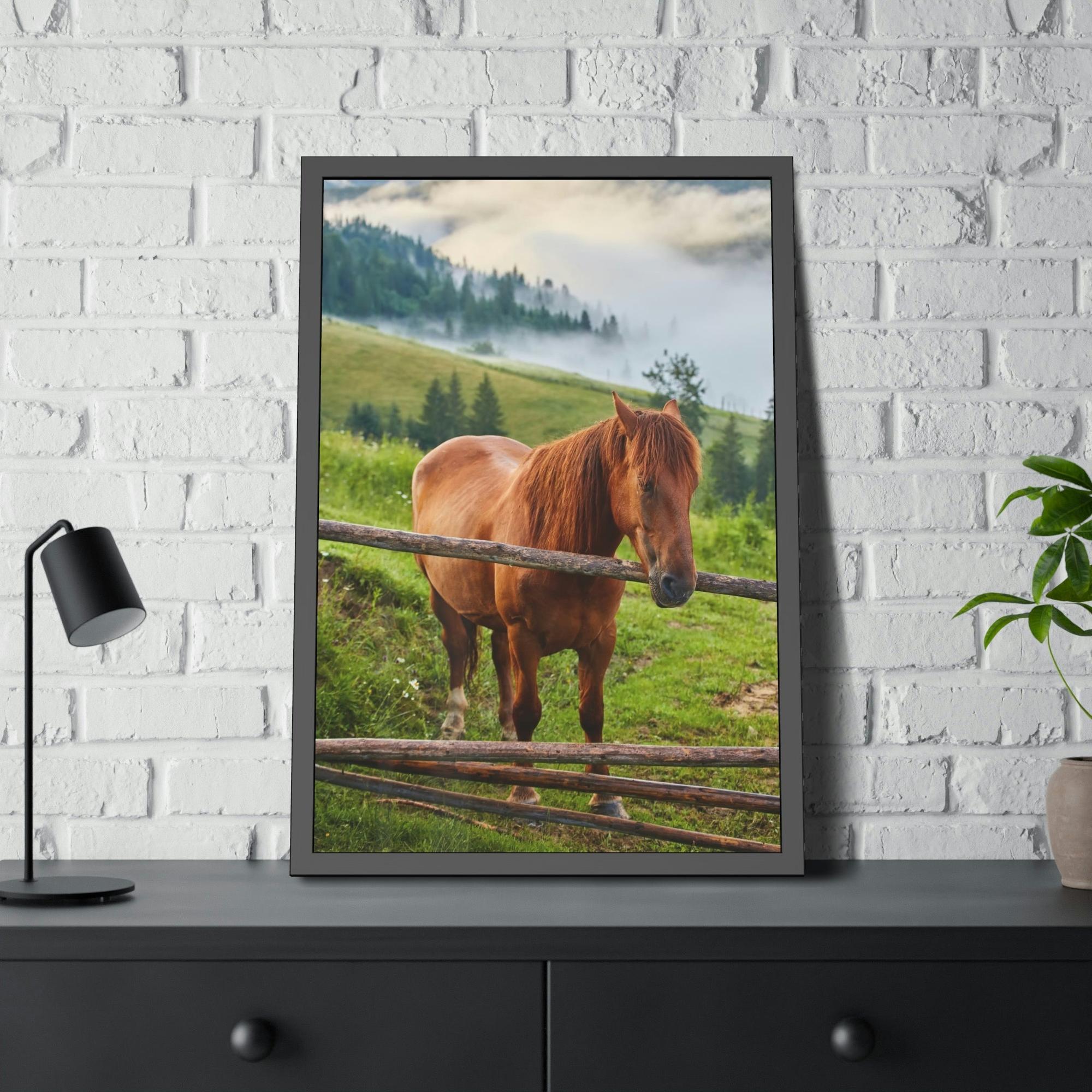 Animals Majestic Horse: A Stunning Animal Painting on Canvas to Adorn Your Wall