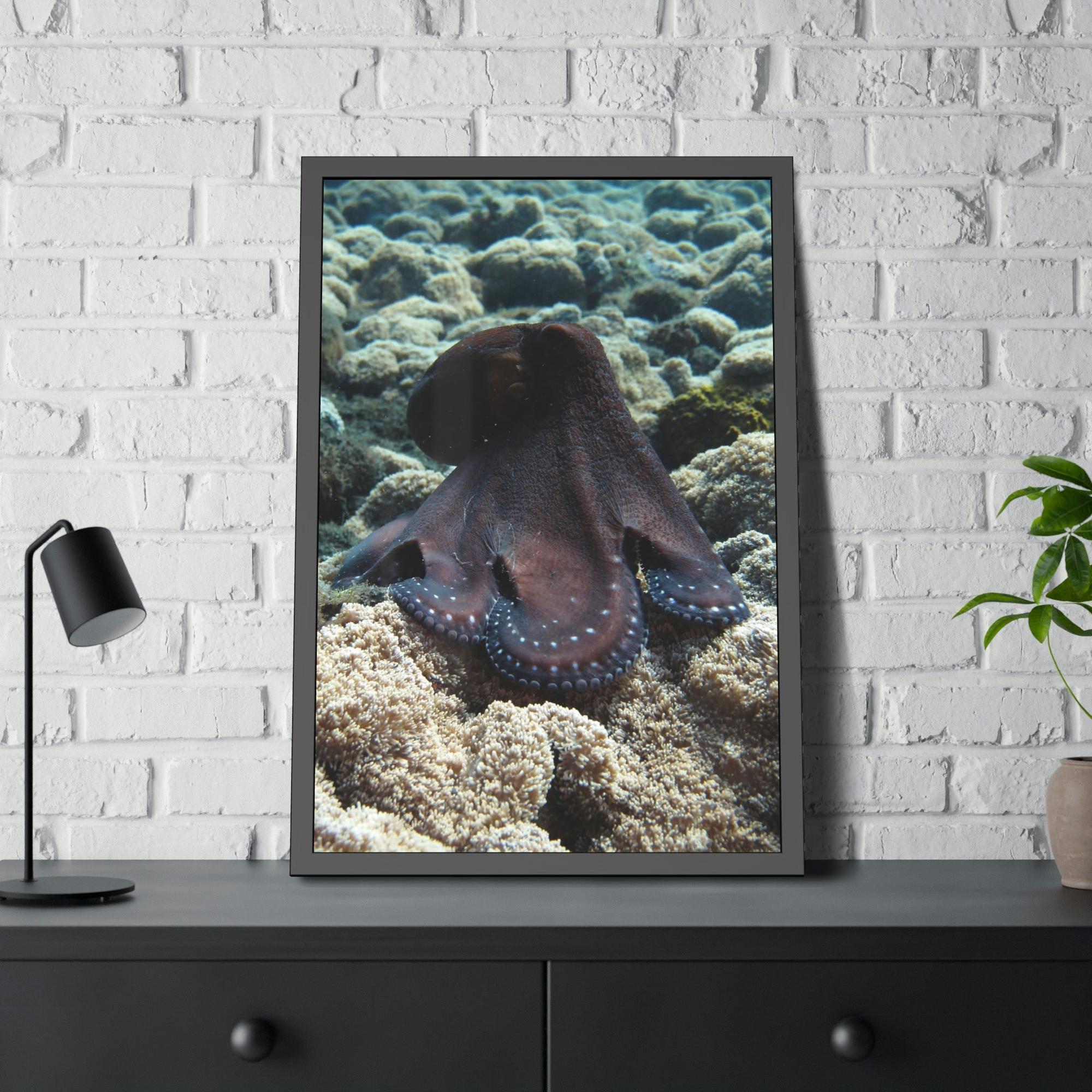Octopuses The Enchantment of Octopuses: A Mysterious and Captivating Painting on Canvas