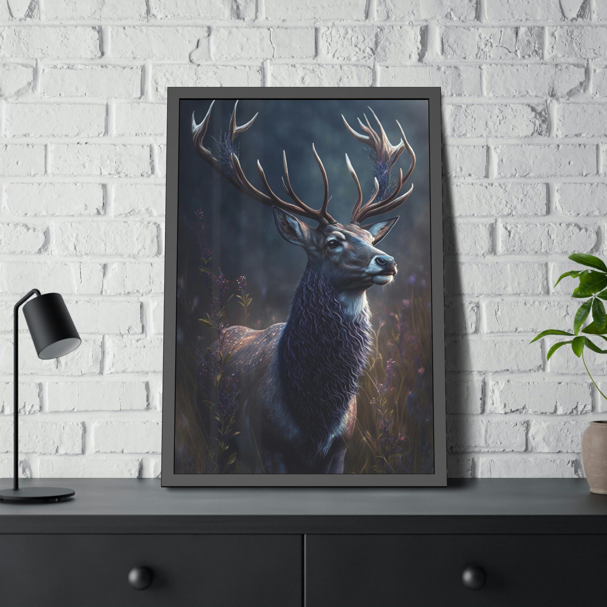 Deers Deer Dreaming: A Canvas Forest Fantasy
