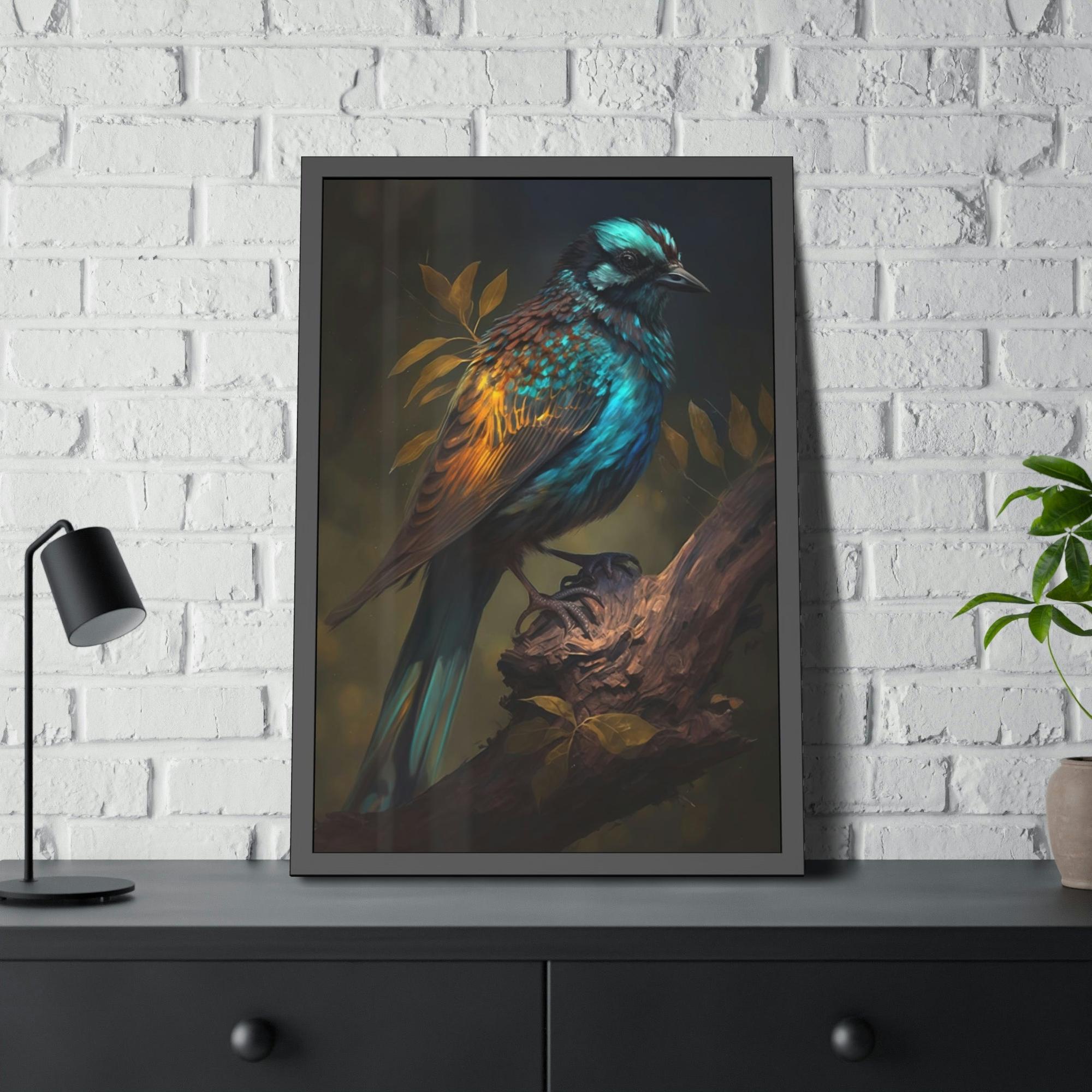 Birds The Majestic Birds: A Framed Canvas & Poster Print of Birds