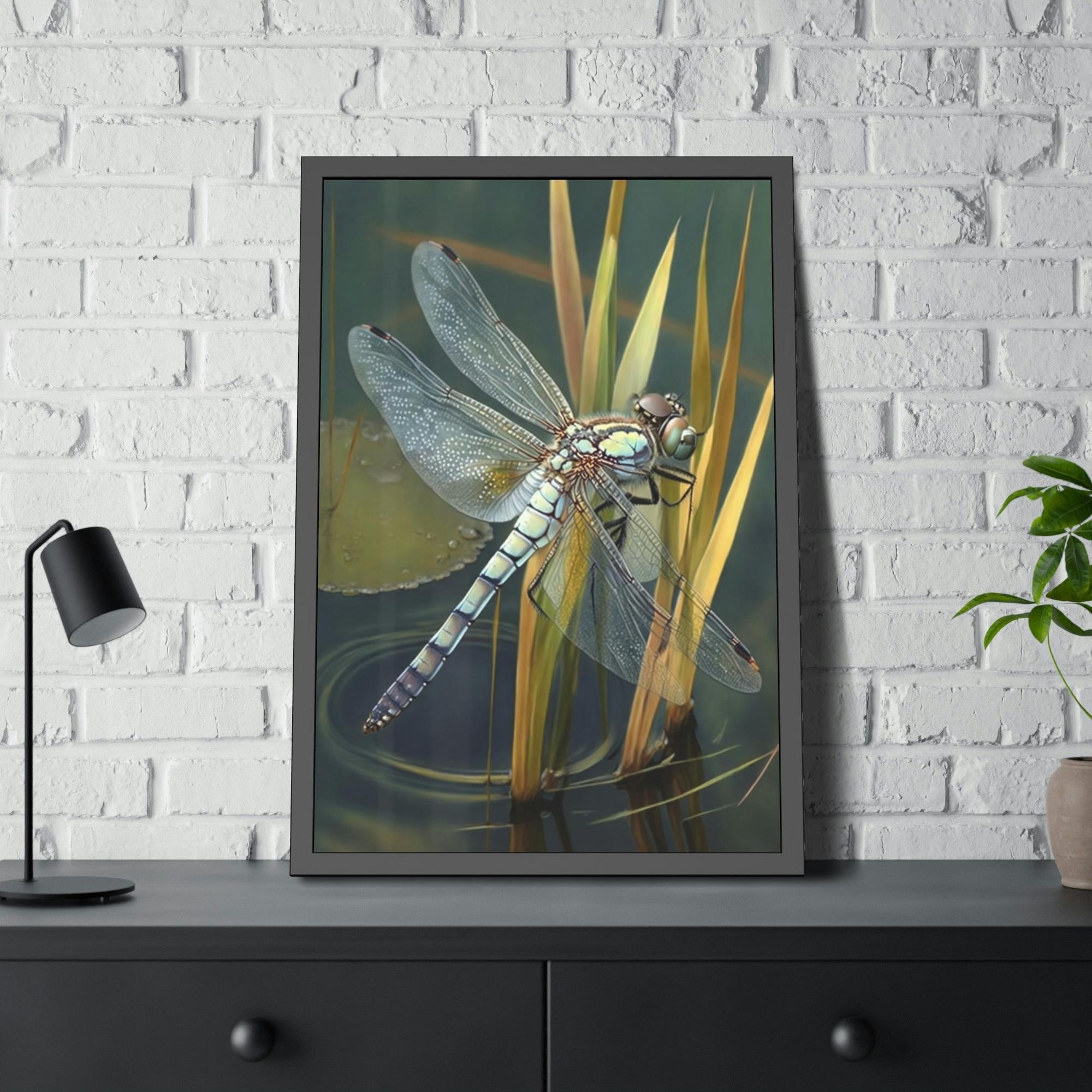 Dragonfly Dragonfly's World: A Framed Poster of These Lovely Insects