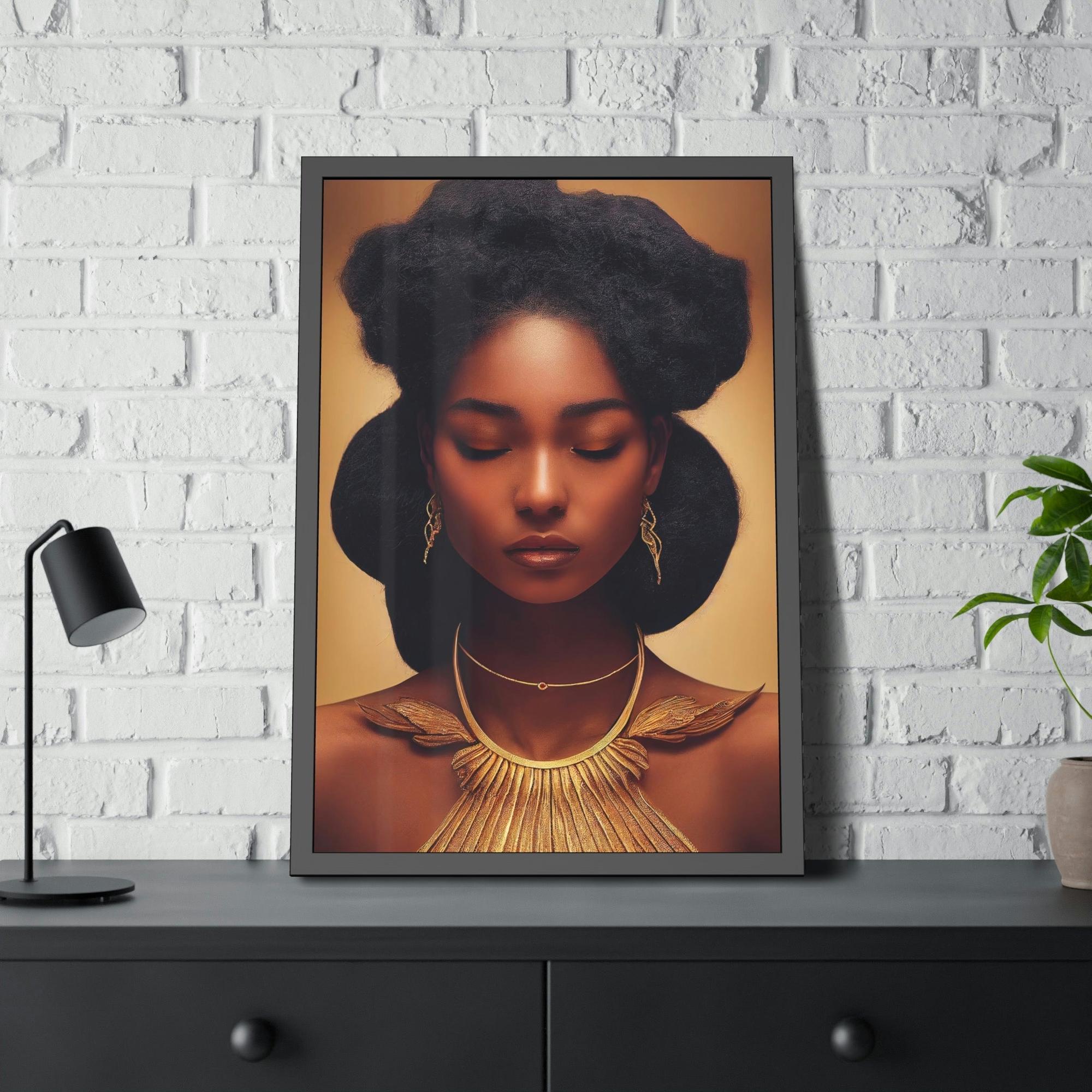 Glam Touch of Glam: Canvas & Poster Wall Art Piece of Stylish Elegance