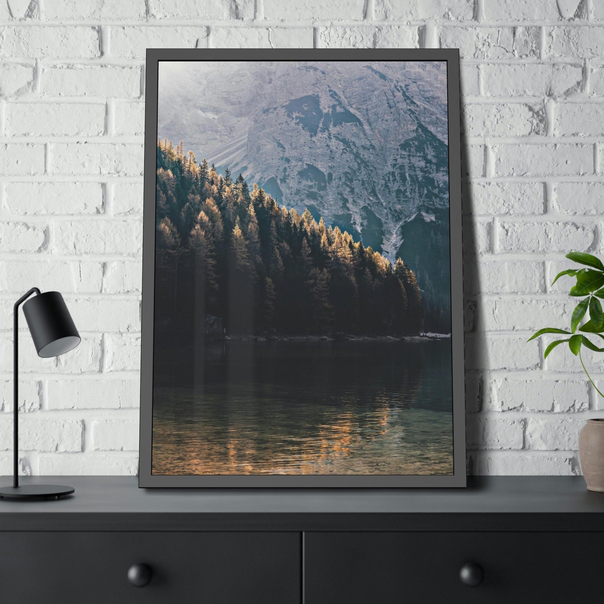 Lakes And Rivers Reflective Beauty: Lakes and Rivers on Canvas and Framed Poster Art