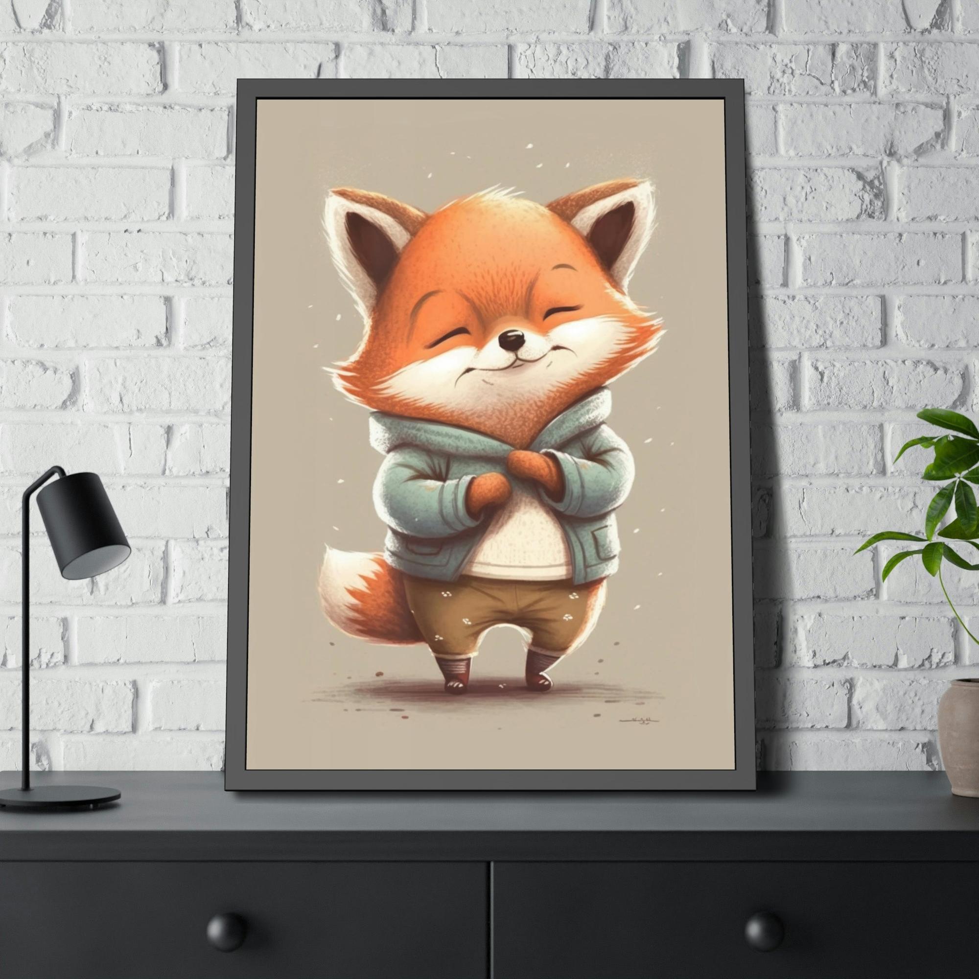 Fox The Playful Fox: A Joyful Companion for a Walk in the Woods