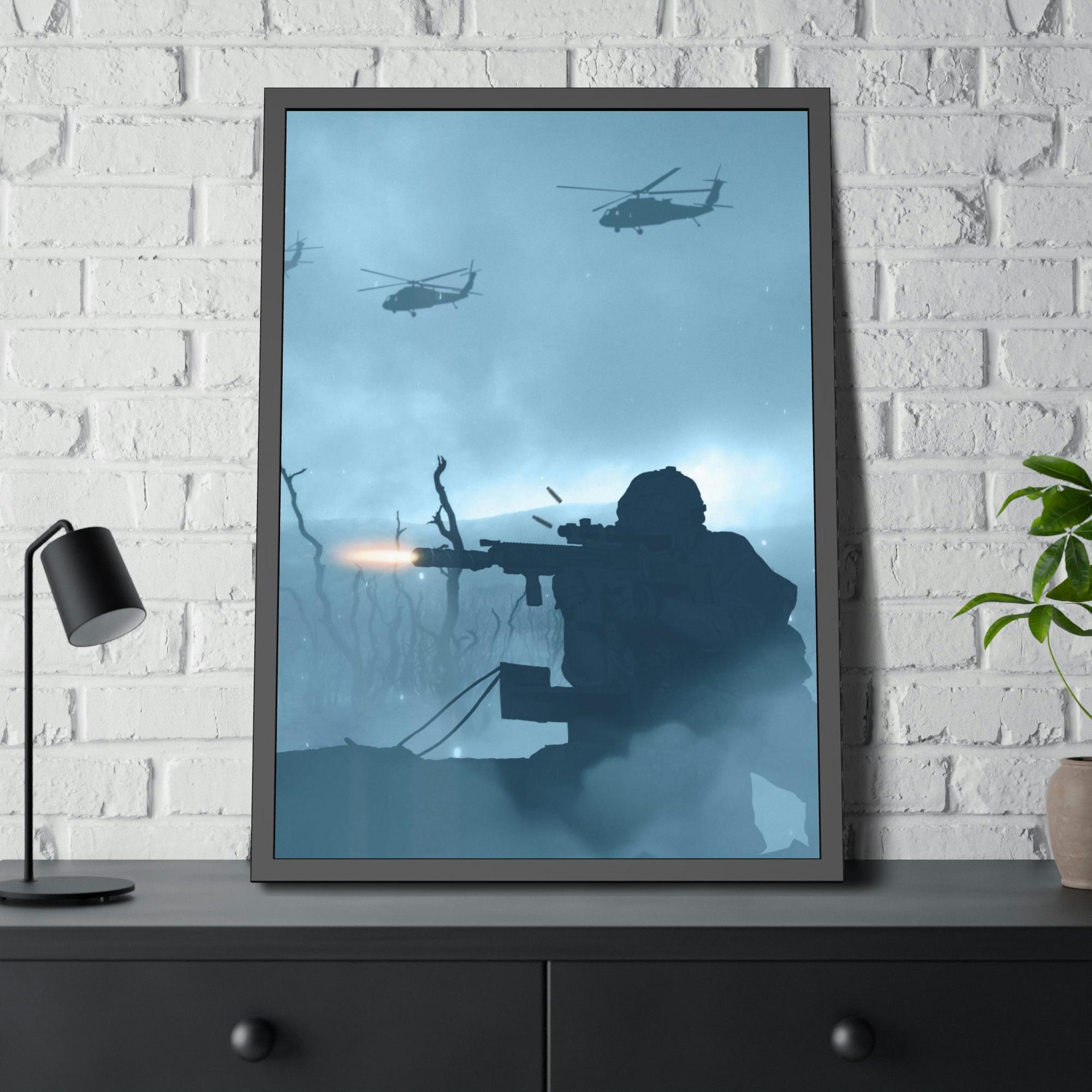 Call Of Duty Modern Combat: Call of Duty Art on Framed Canvas and Wall Art Prints