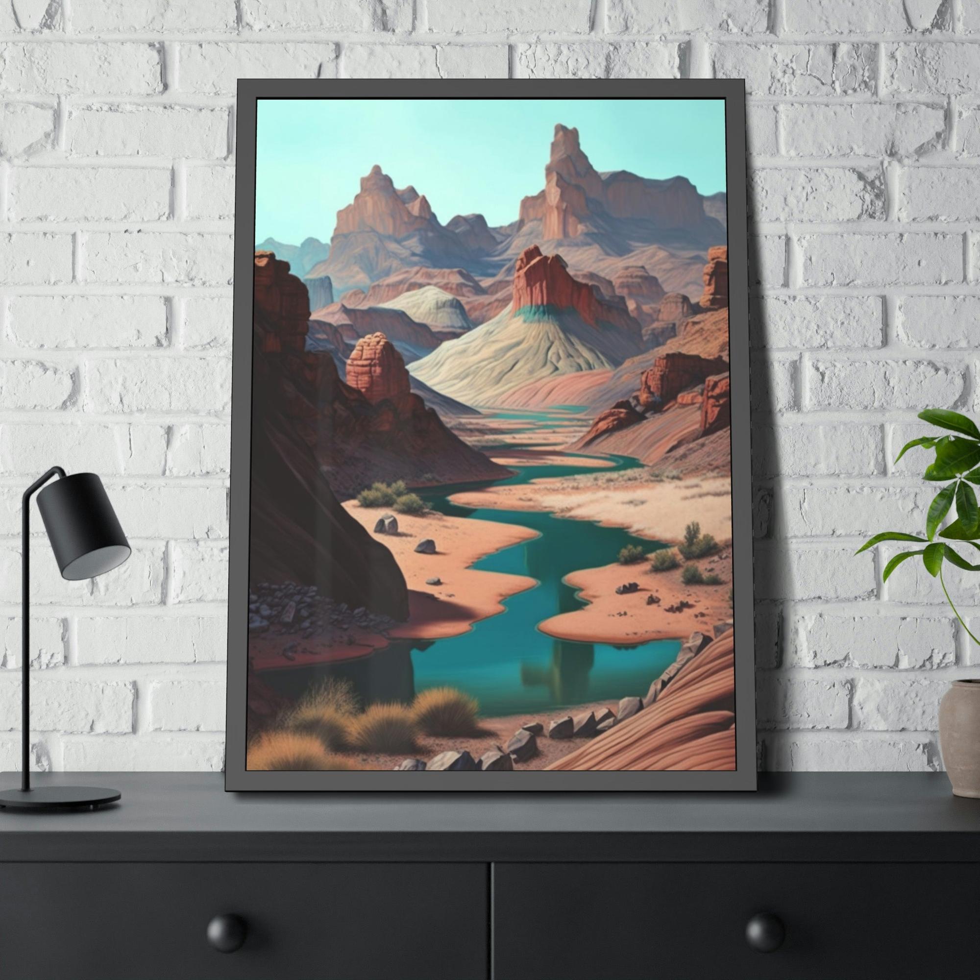 Canyon The Great Outdoors: Canyons Art on Framed Canvas and Posters for Nature Lovers