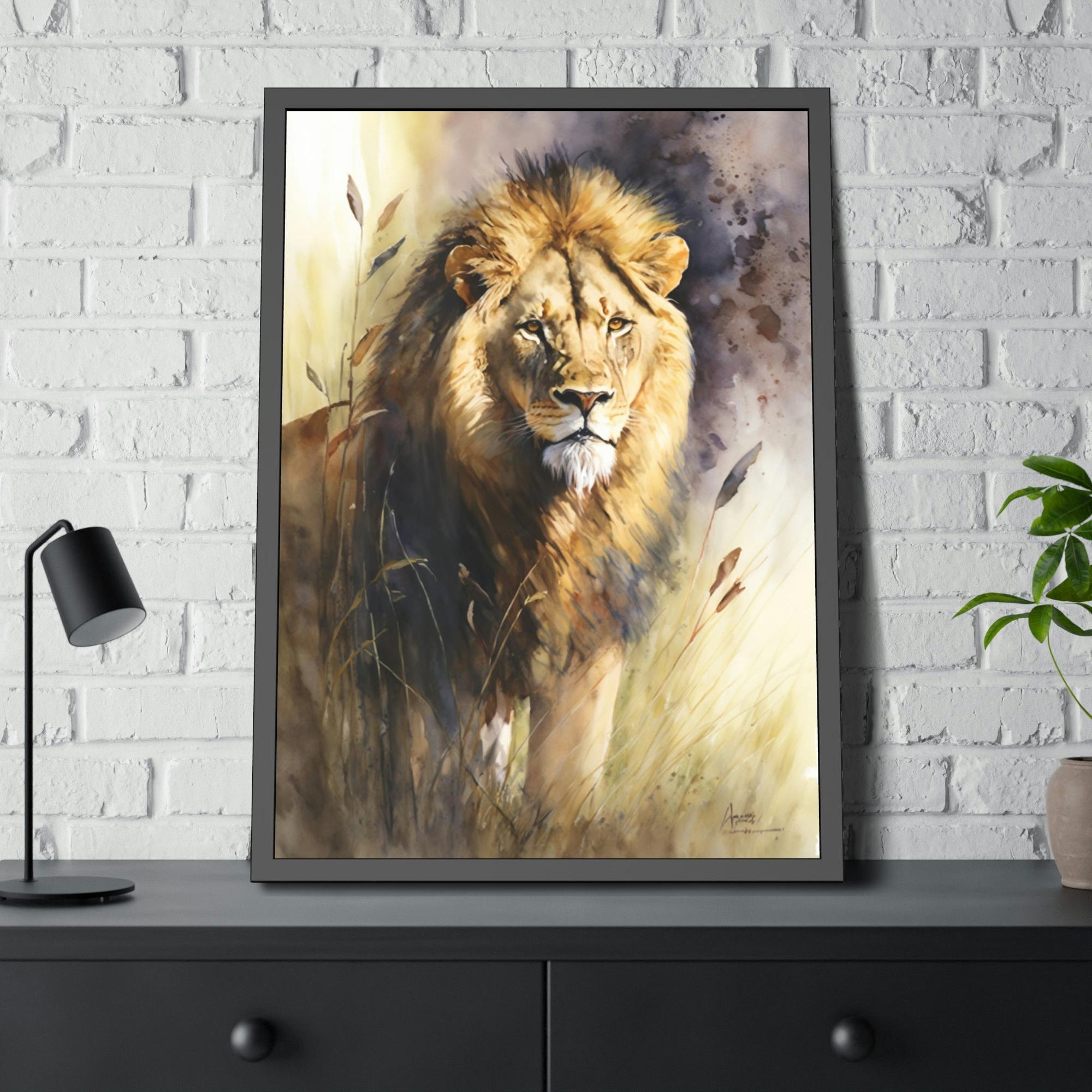 Lions Lion's Spirit: An Artistic Expression of Courage