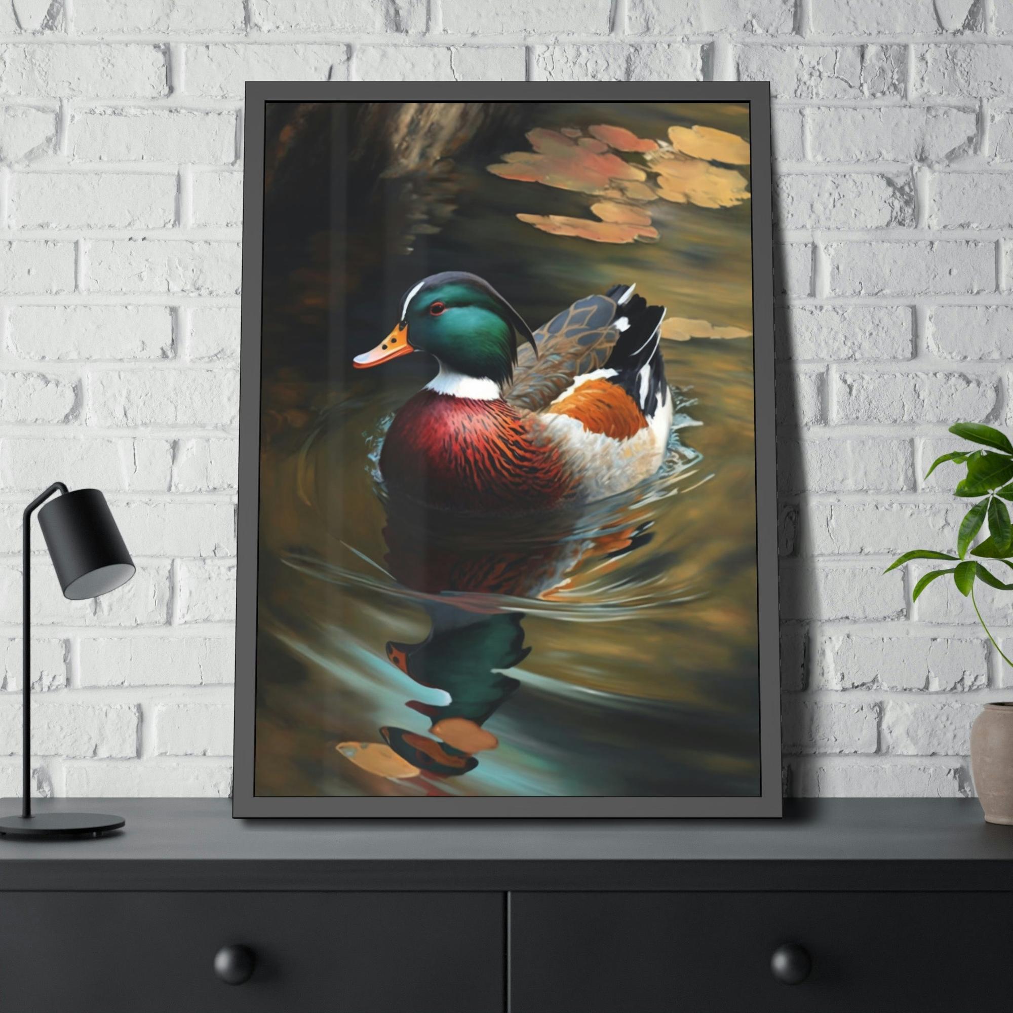 Ducks Reflections of Nature: An Artistic Rendering of Ducks