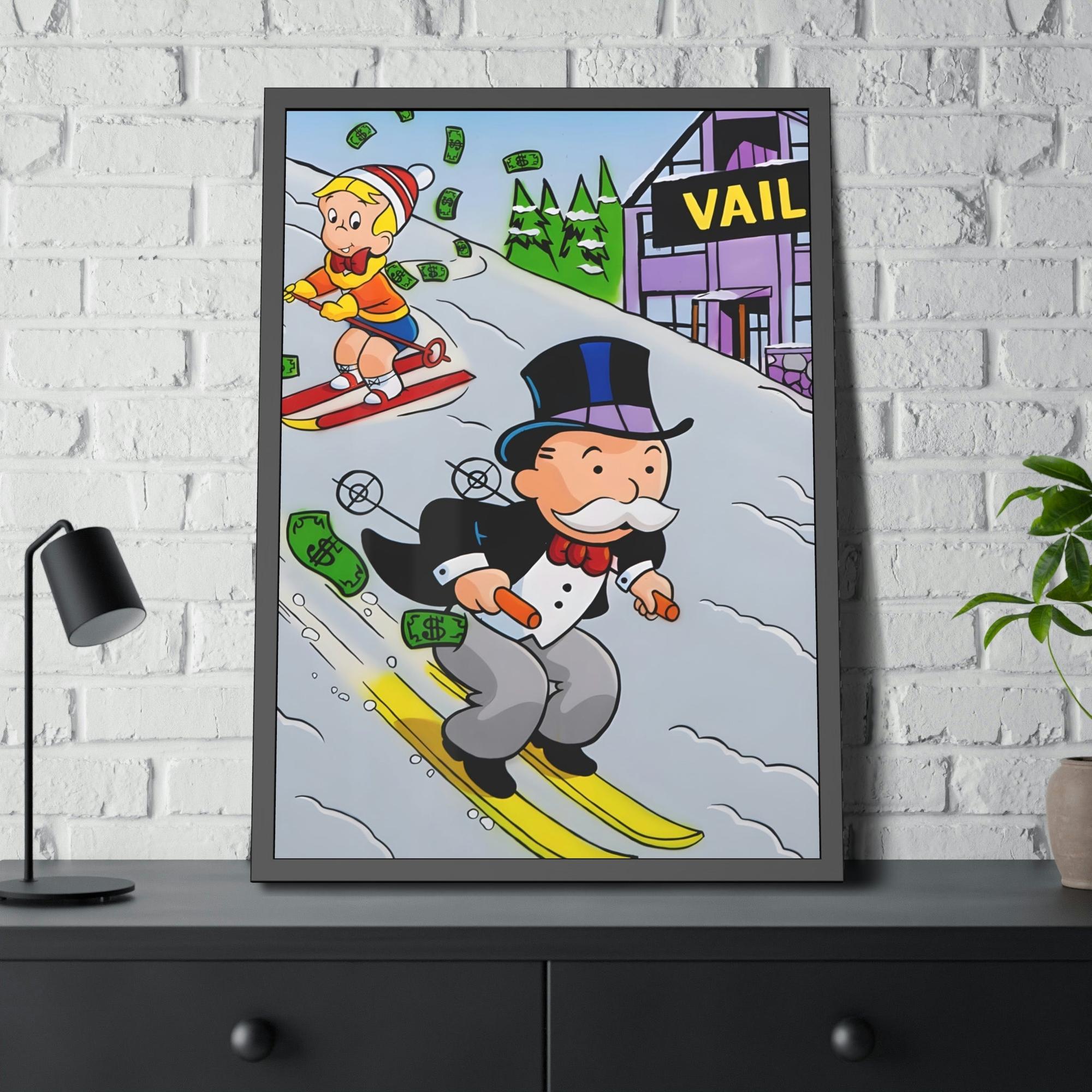 Monopoly & Motivation Alec's World: Creative Framed Posters and Canvas Featuring Alec Monopoly's