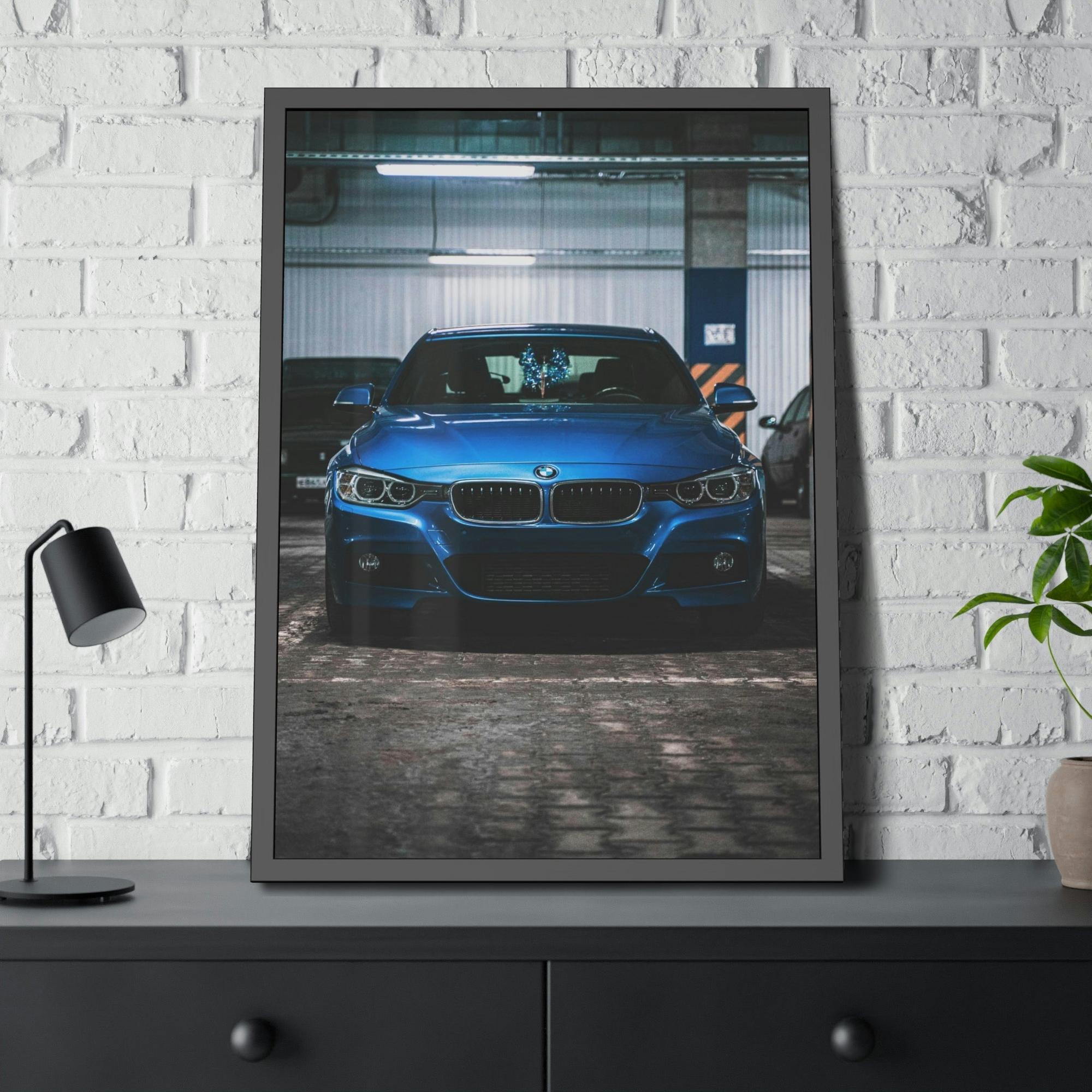 Bmw BMW's Signature Style: Modern Framed Canvas Print for Your Home