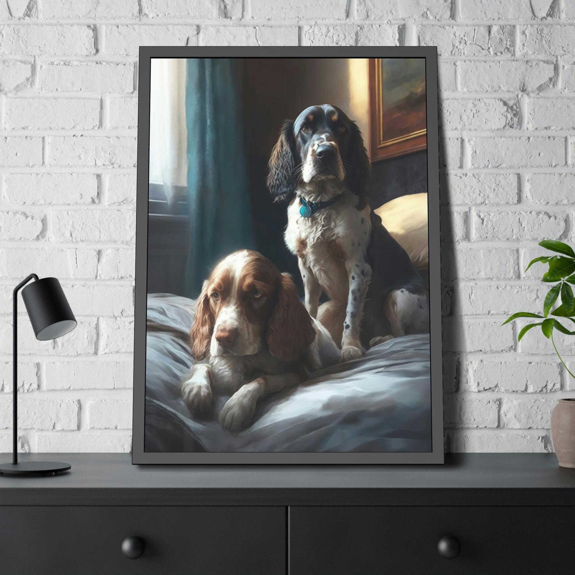 Dogs A Dog's Best Friend: Loyalty on Canvas
