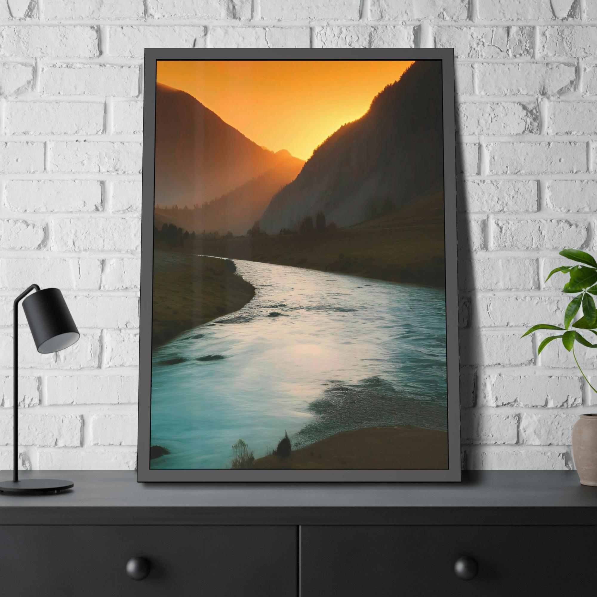 Lakes And Rivers River Reflections: Wall Art and Canvas Print of Lakes and Rivers