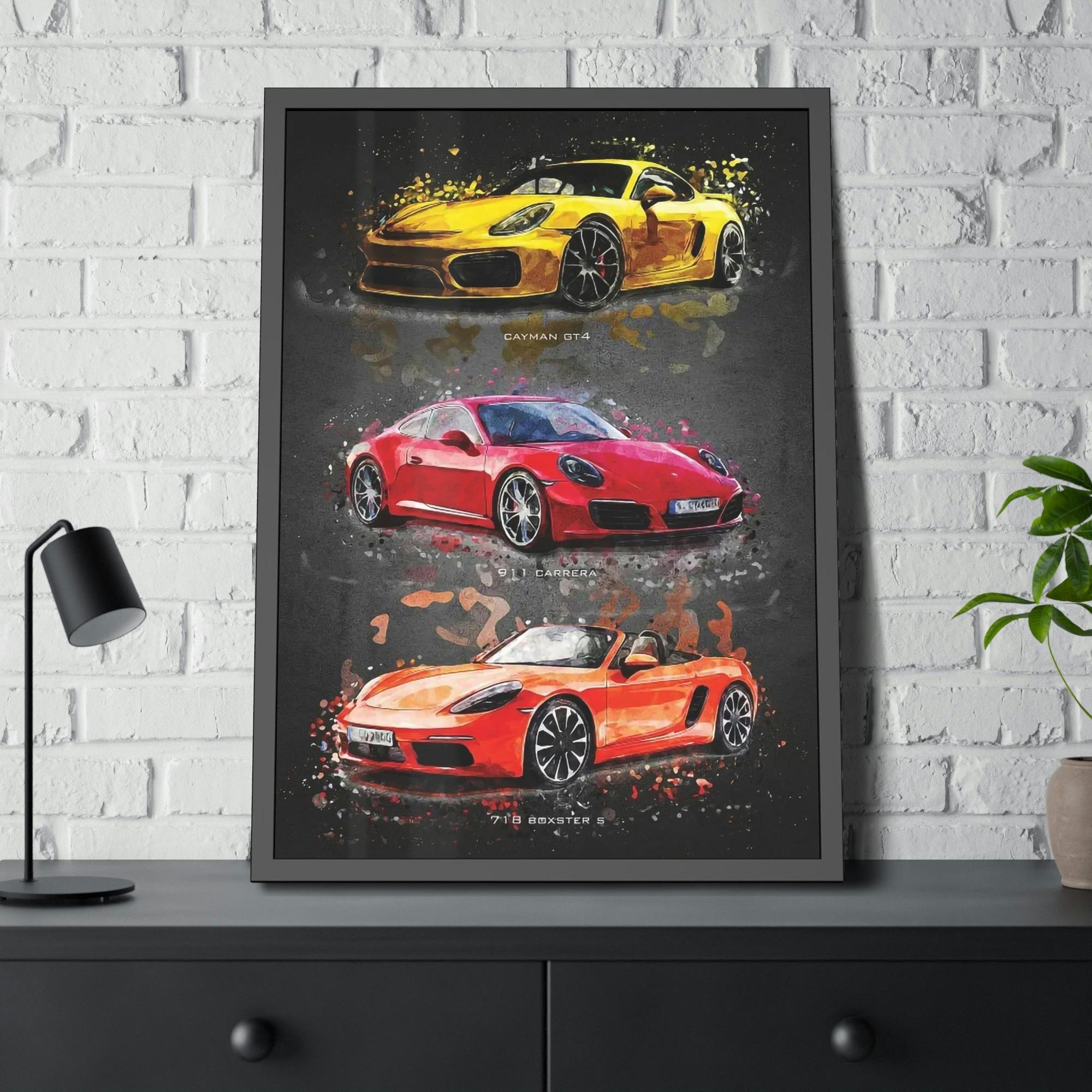 Porsche Porsche Dreams: Inspirational Wall Art on a Framed Poster & Canvas
